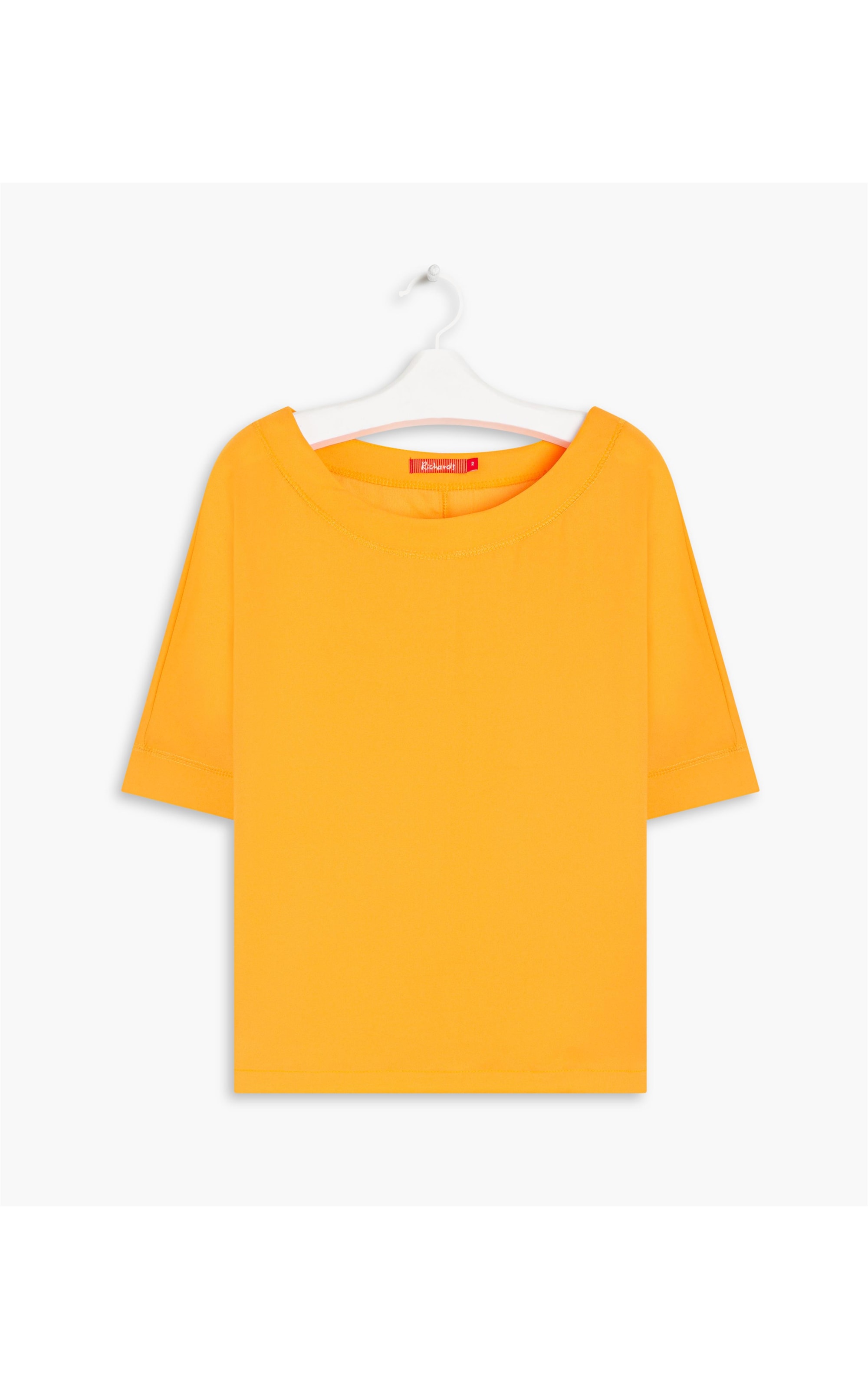 Blusa Dani Cetim Liso Amarelo