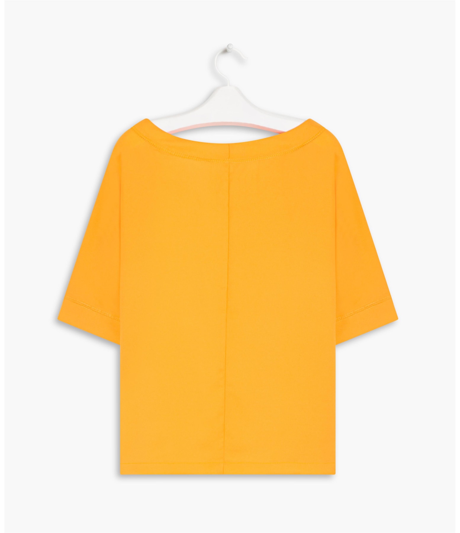 Blusa Dani Cetim Liso Amarelo