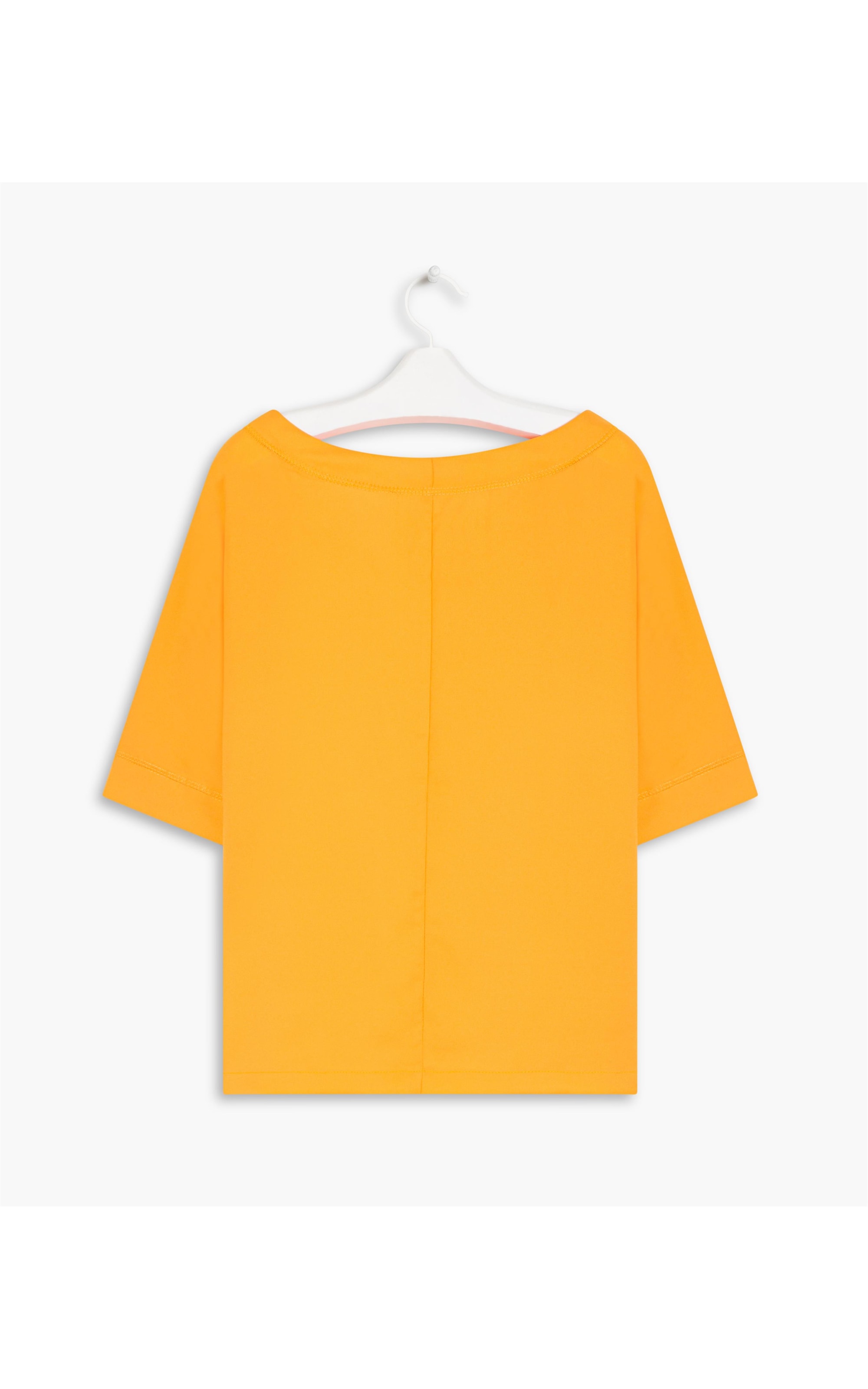 Blusa Dani Cetim Liso Amarelo