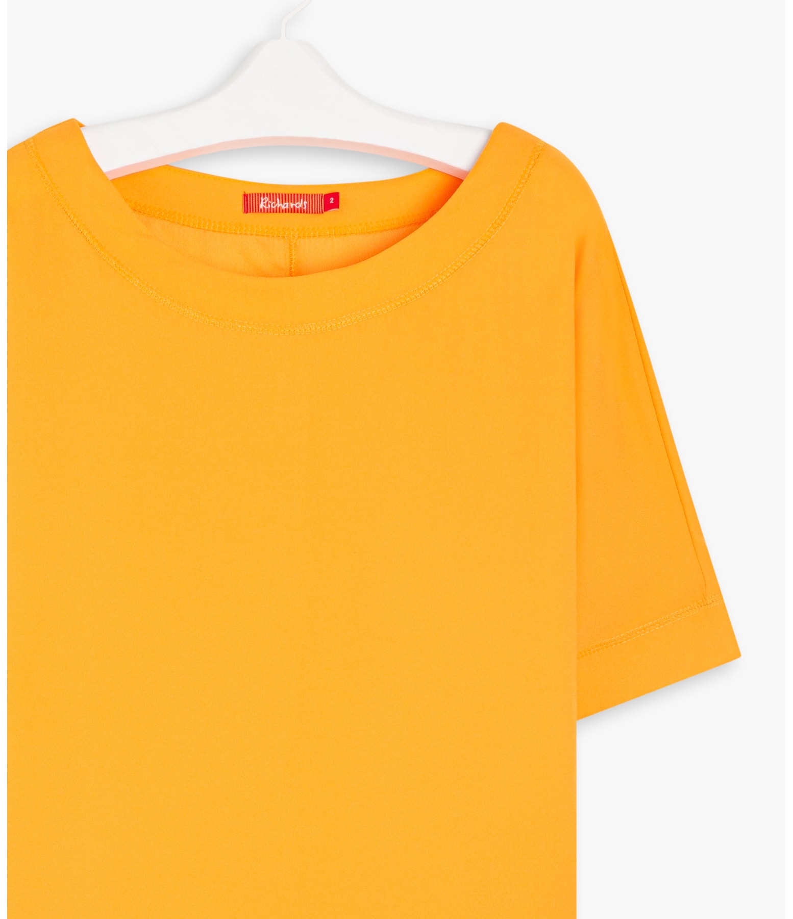 Blusa Dani Cetim Liso Amarelo