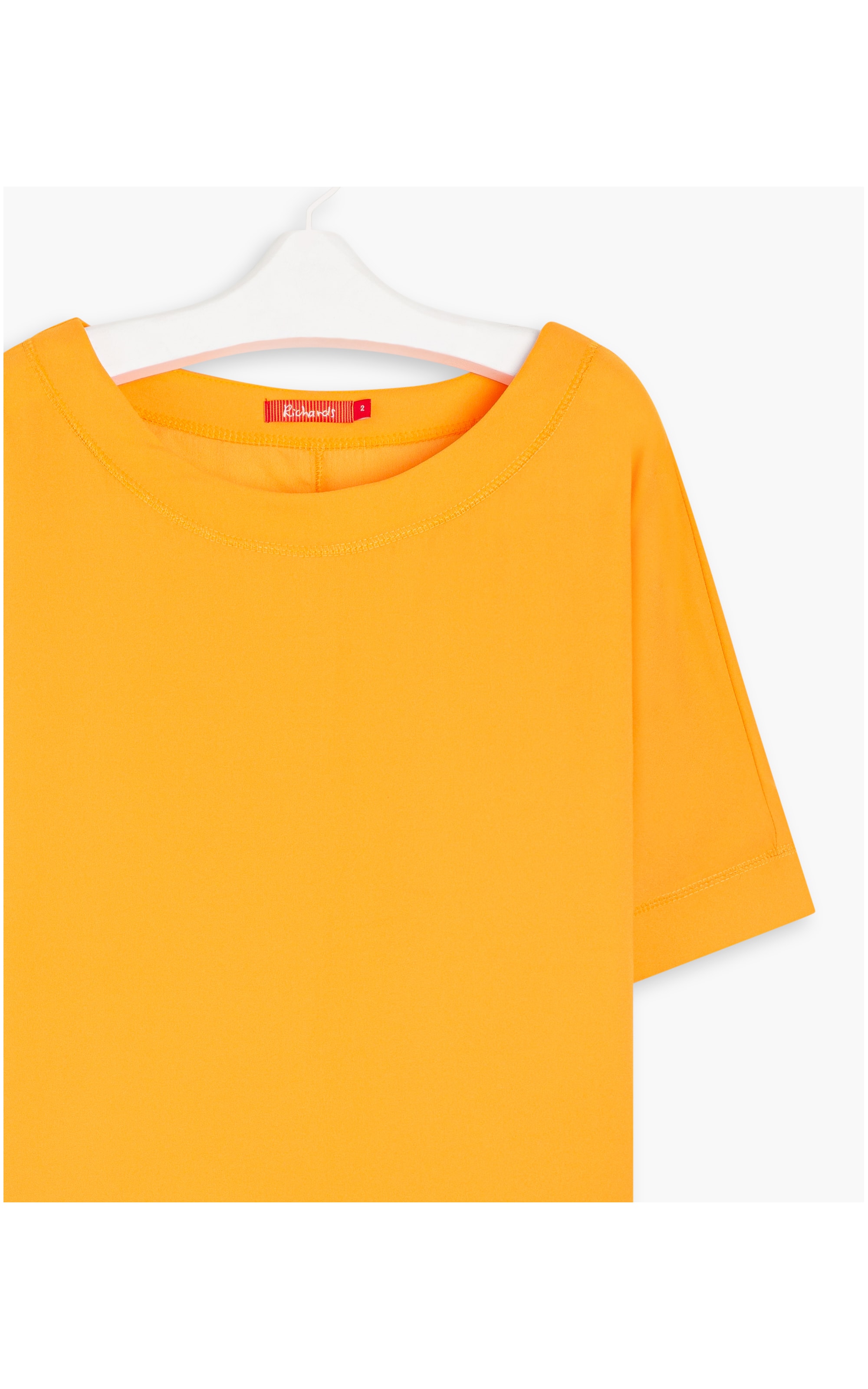 Blusa Dani Cetim Liso Amarelo