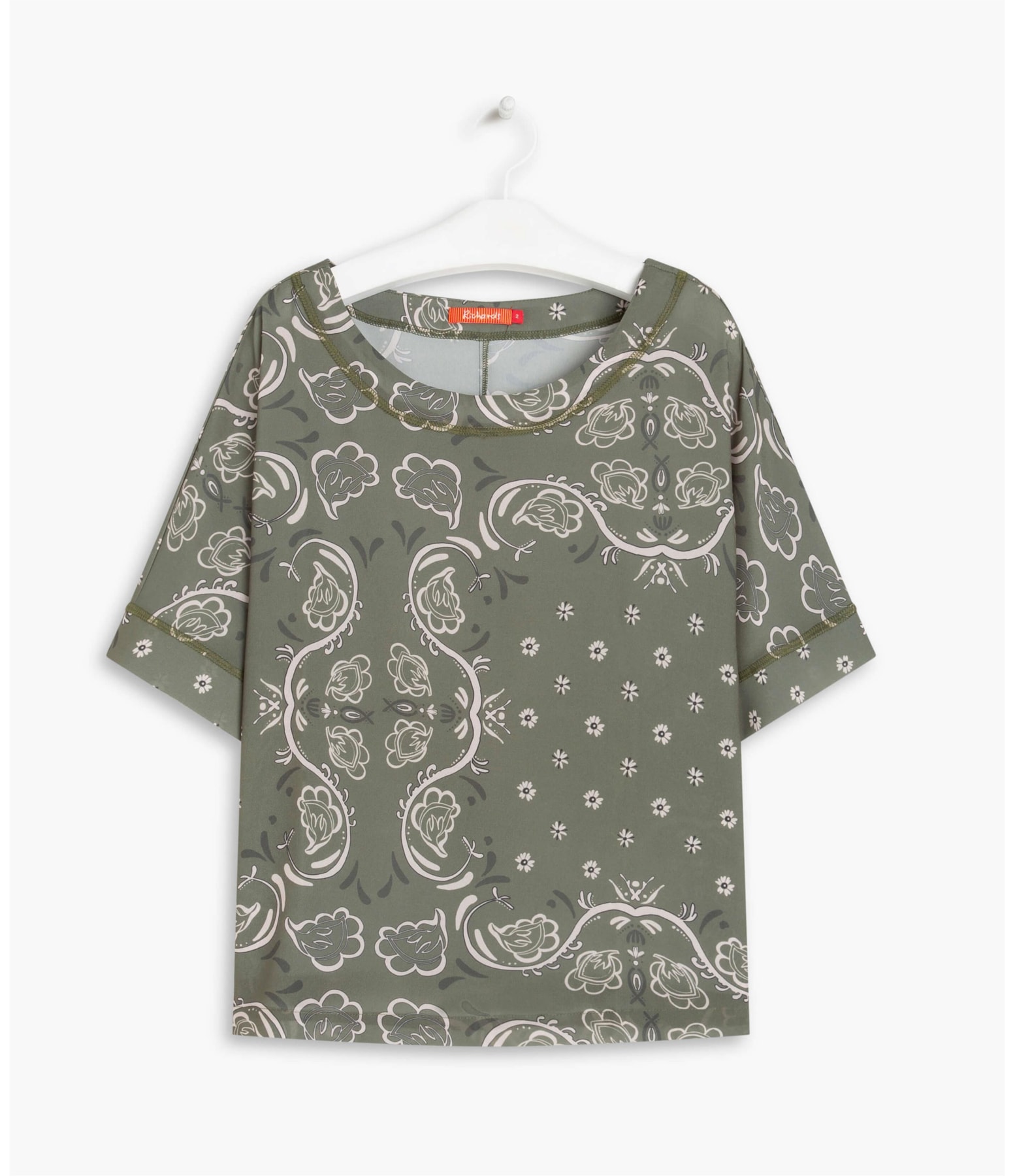 Blusa Dani Est Mini Chain Verde Escuro