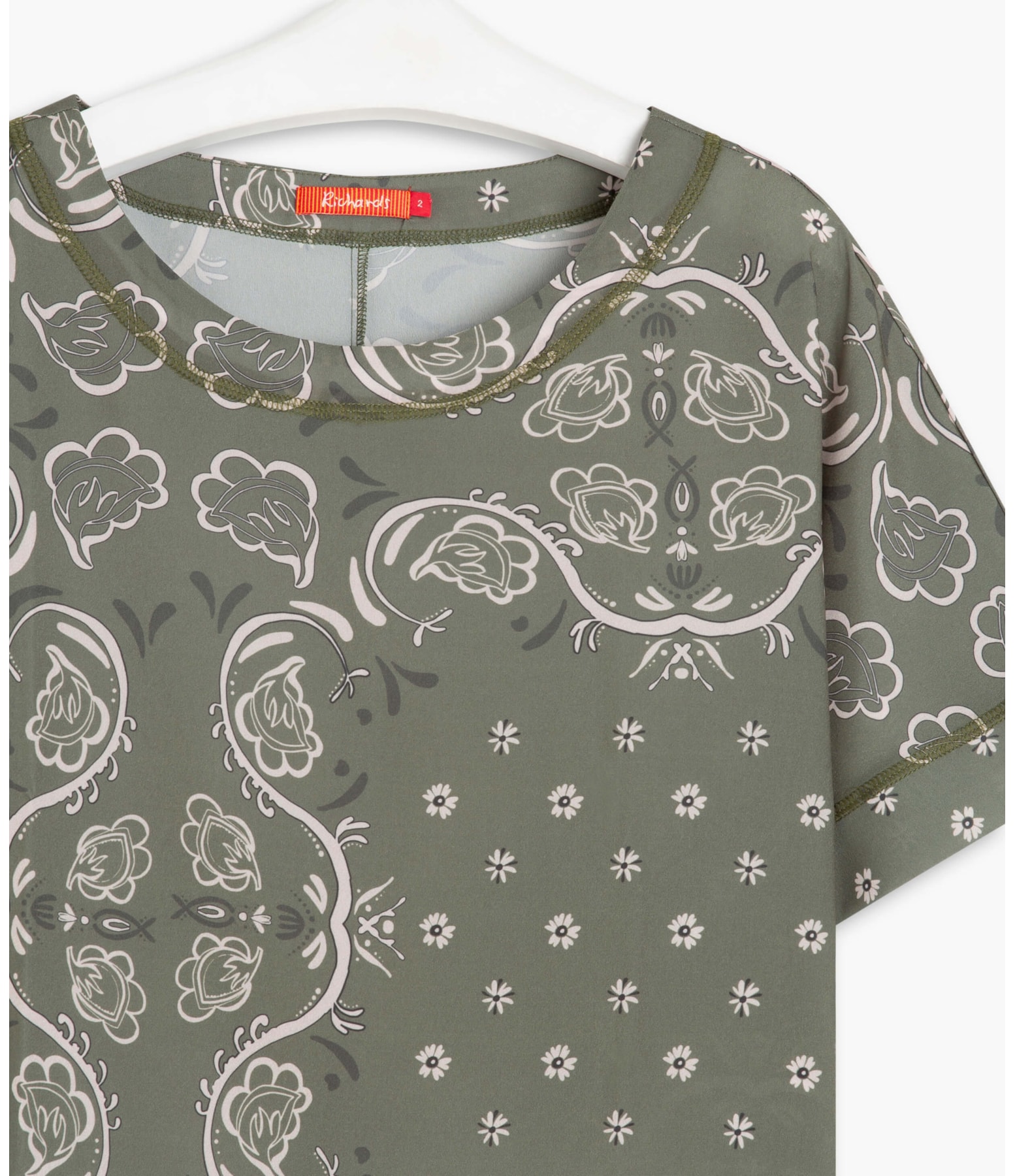 Blusa Dani Est Mini Chain Verde Escuro