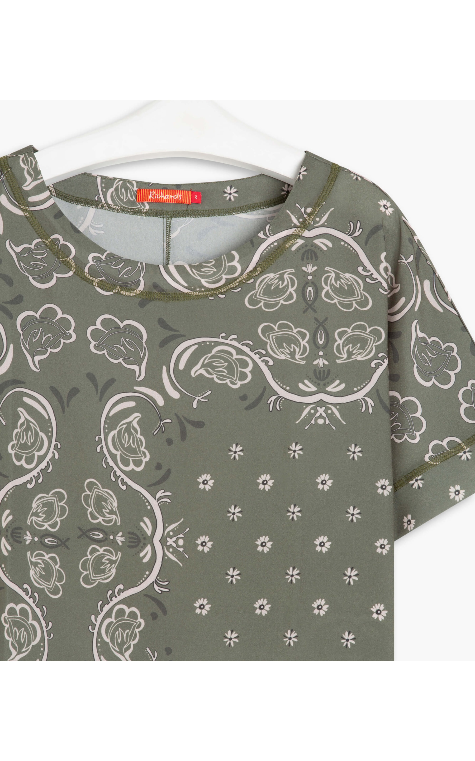 Blusa Dani Est Mini Chain Verde Escuro