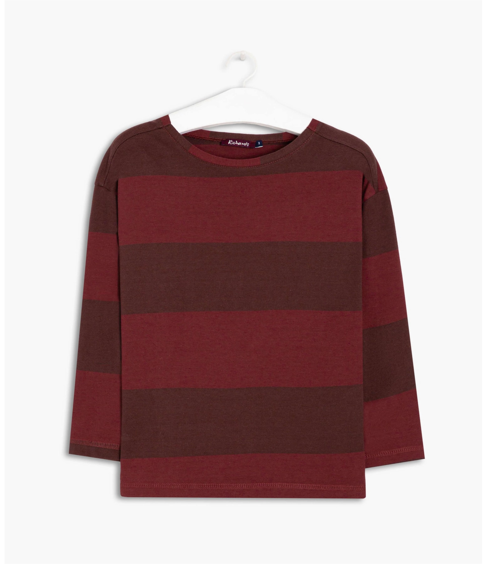 Blusa Daniela Listrada Bordeaux