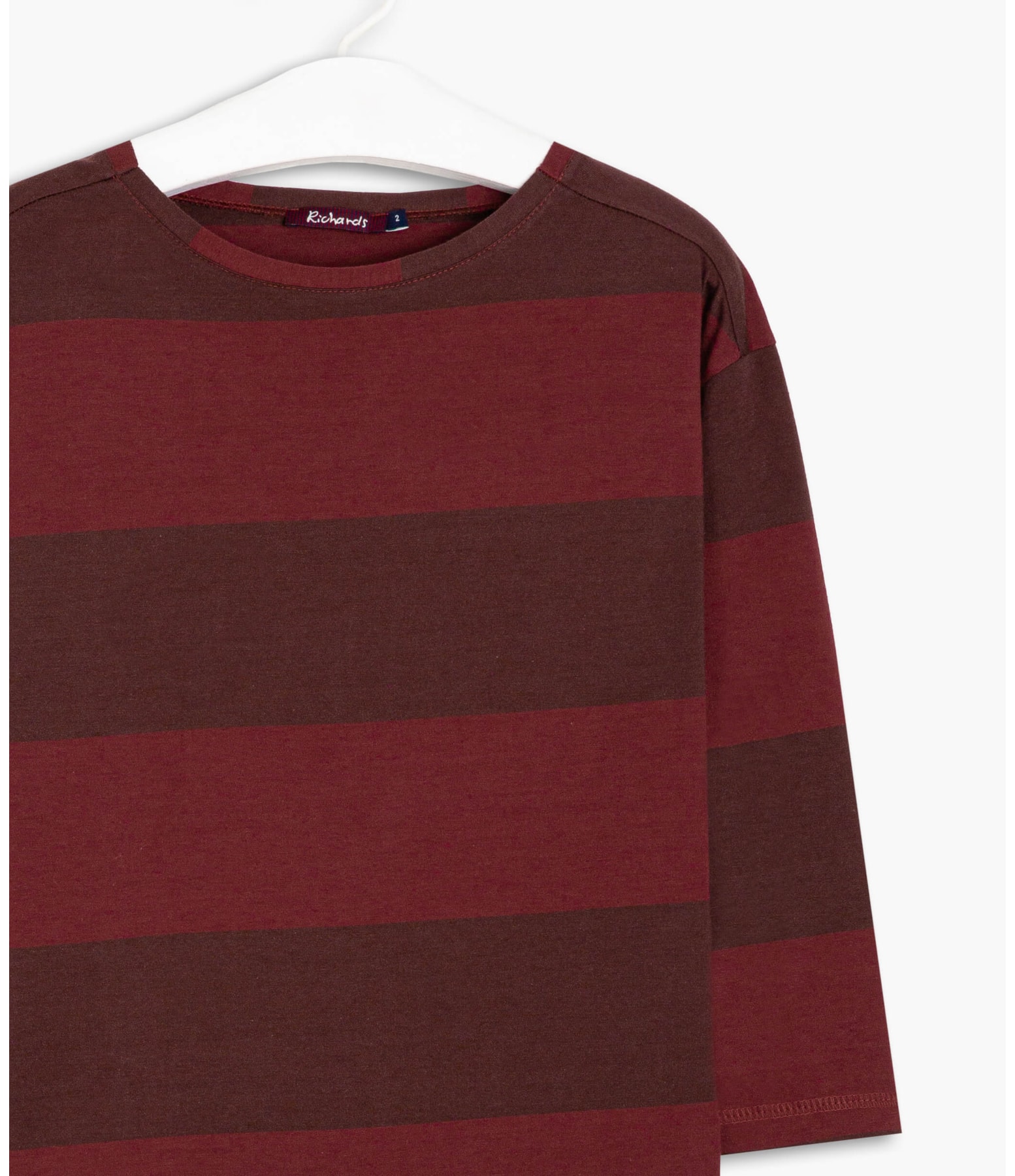 Blusa Daniela Listrada Bordeaux