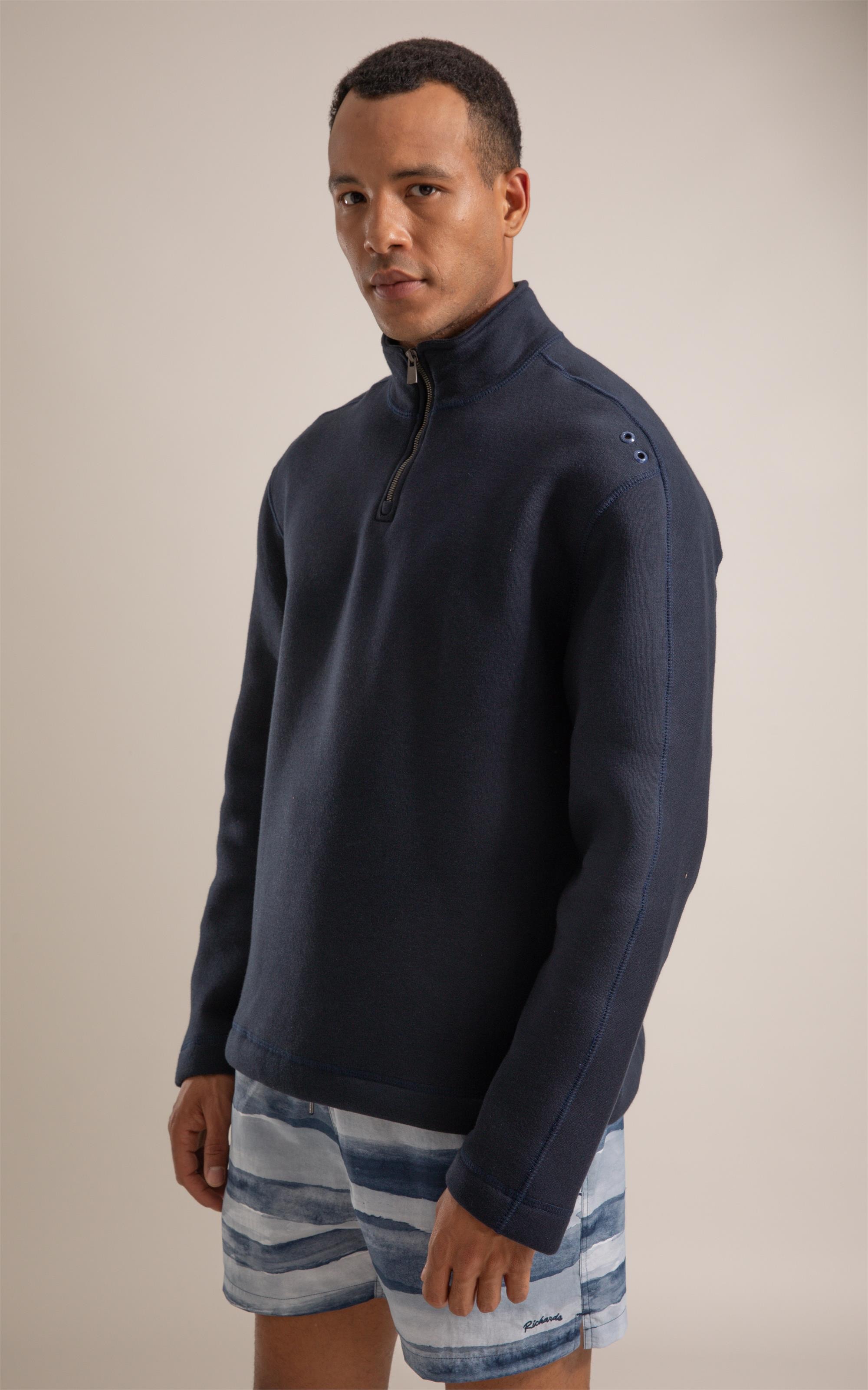 Blusa de Moletom Felpado Luigi Dark Navy