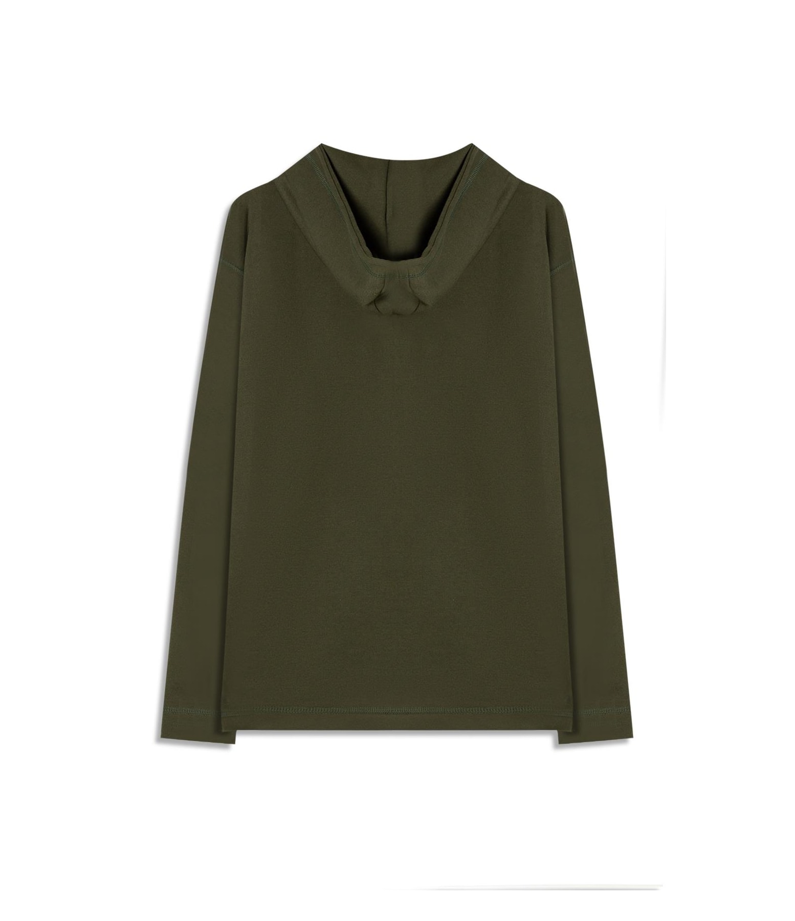 Blusa de Moletom Sem Felpa Matteo Verde Militar