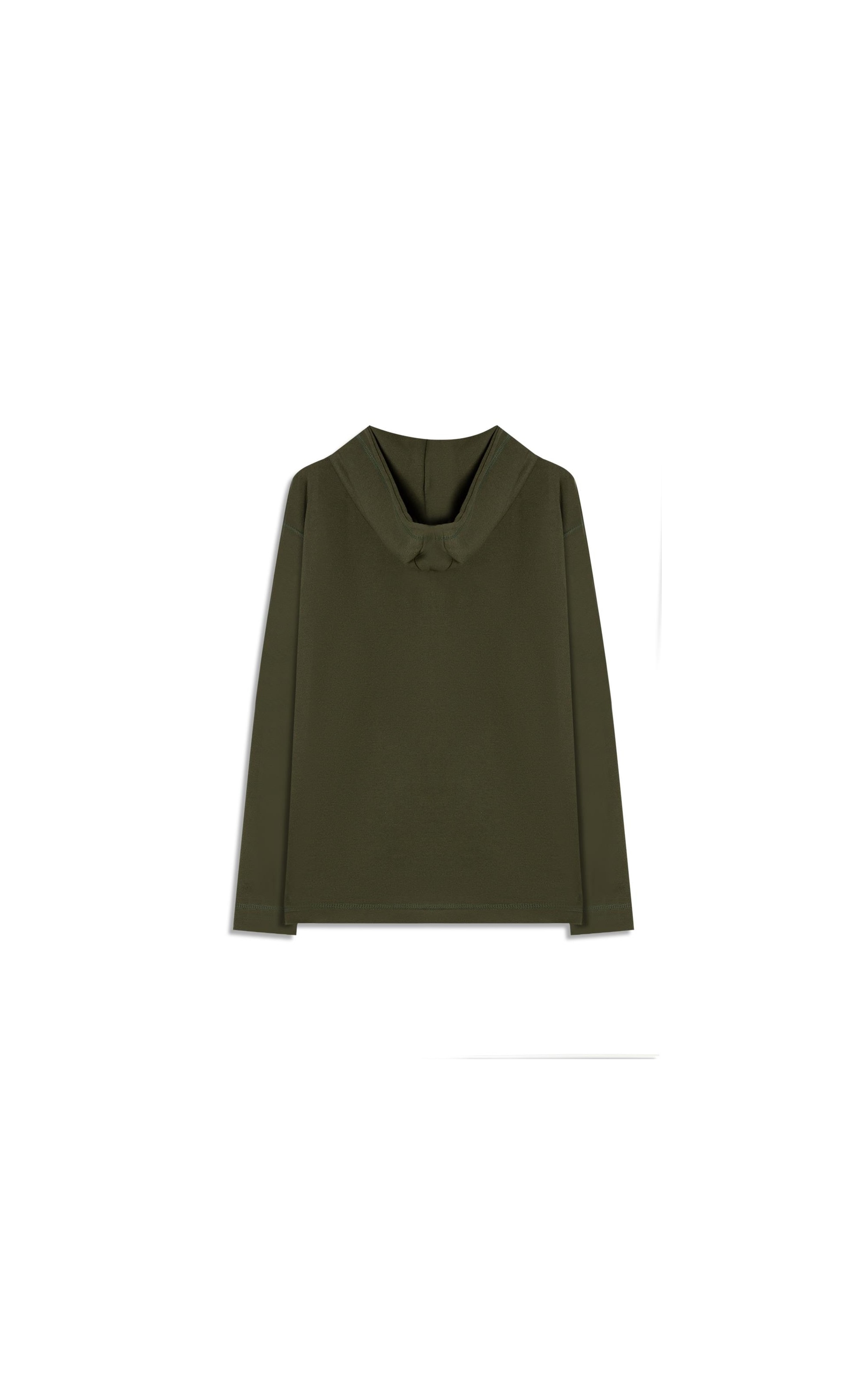 Blusa de Moletom Sem Felpa Matteo Verde Militar