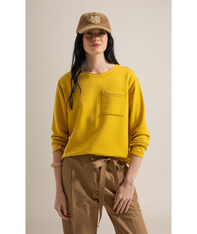 Blusa Elisa Moletom à Fio Bamboo