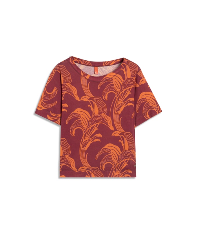 Blusa Ella Estampa Whoa Garden Lb Terra