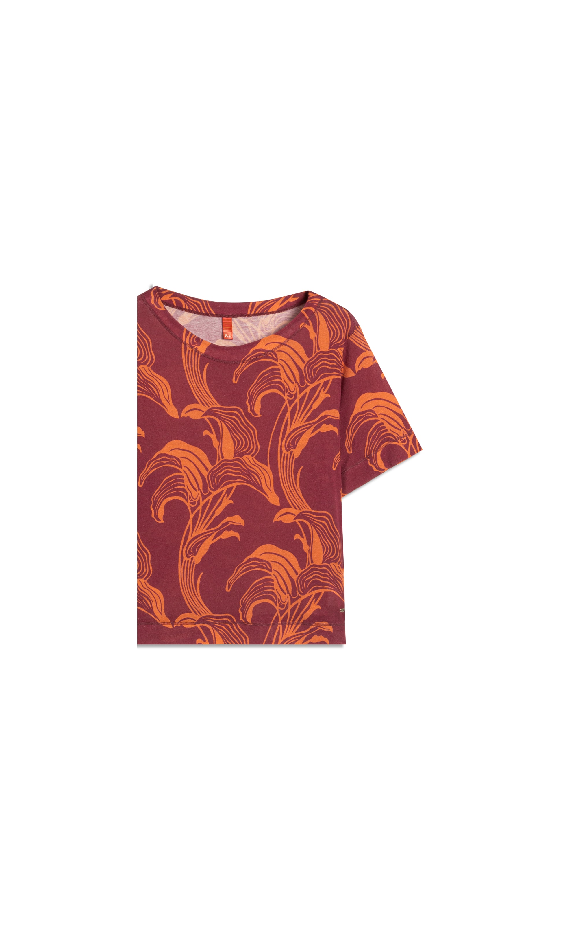 Blusa Ella Estampa Whoa Garden Lb Terra