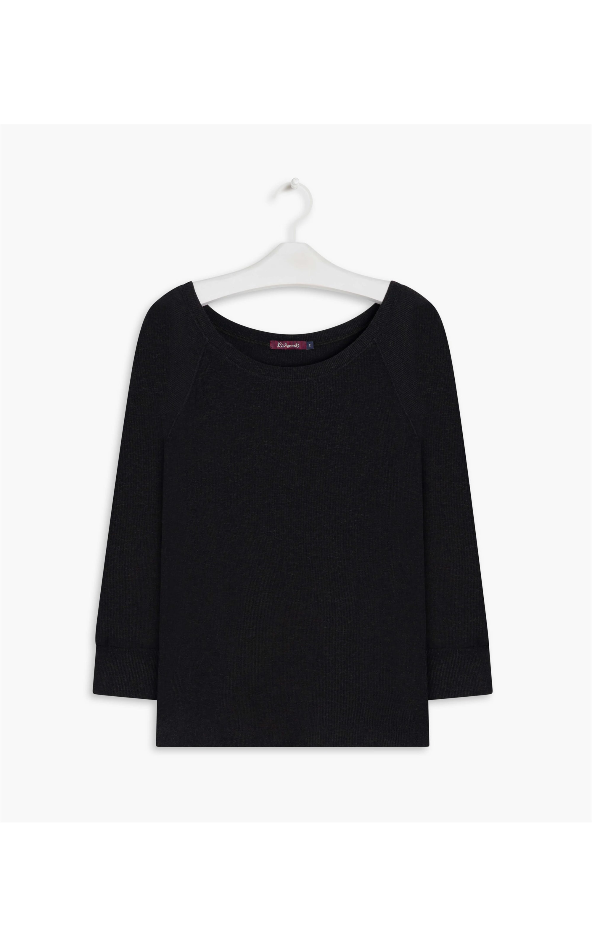 Blusa Emi Canelado Preto