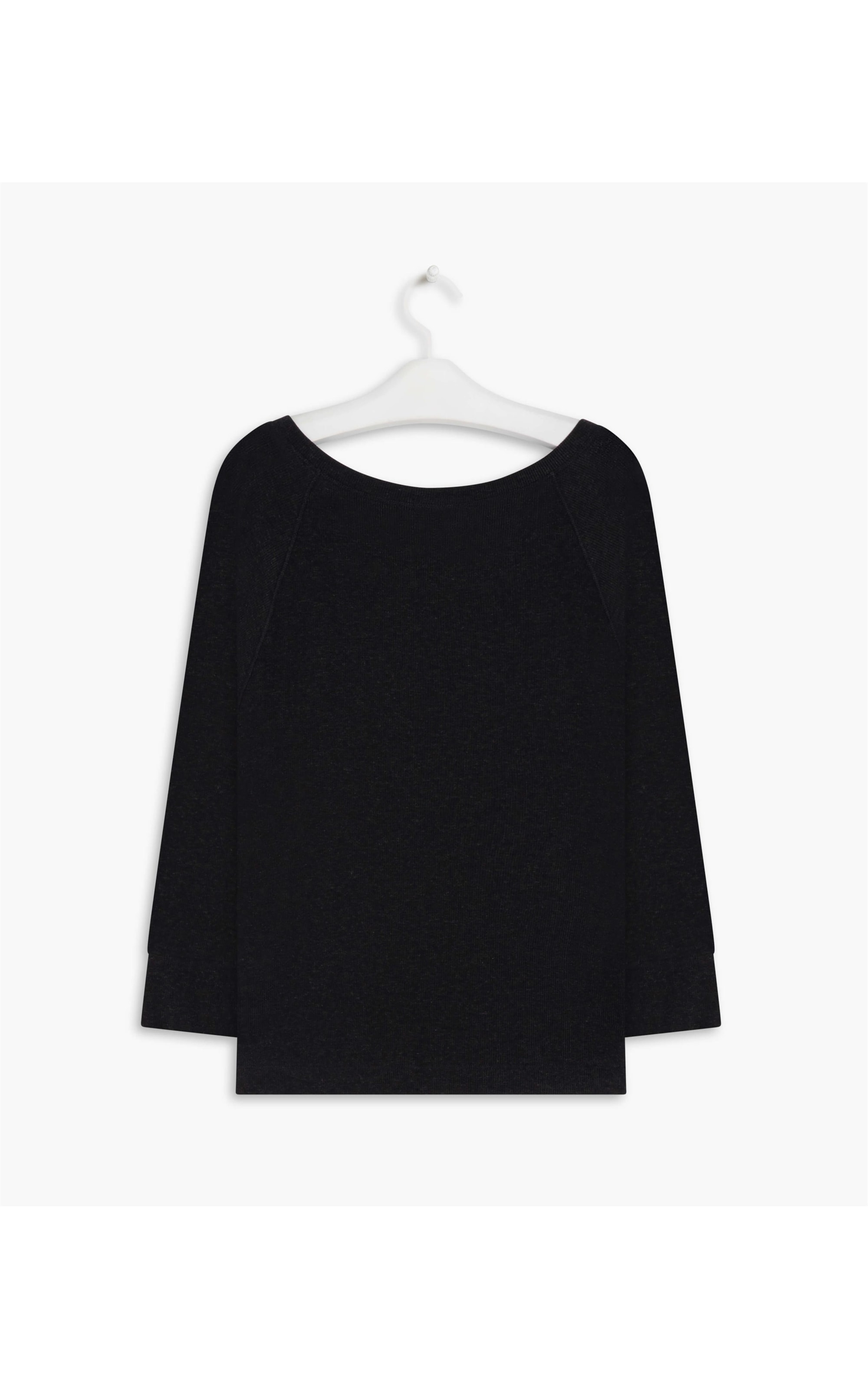 Blusa Emi Canelado Preto