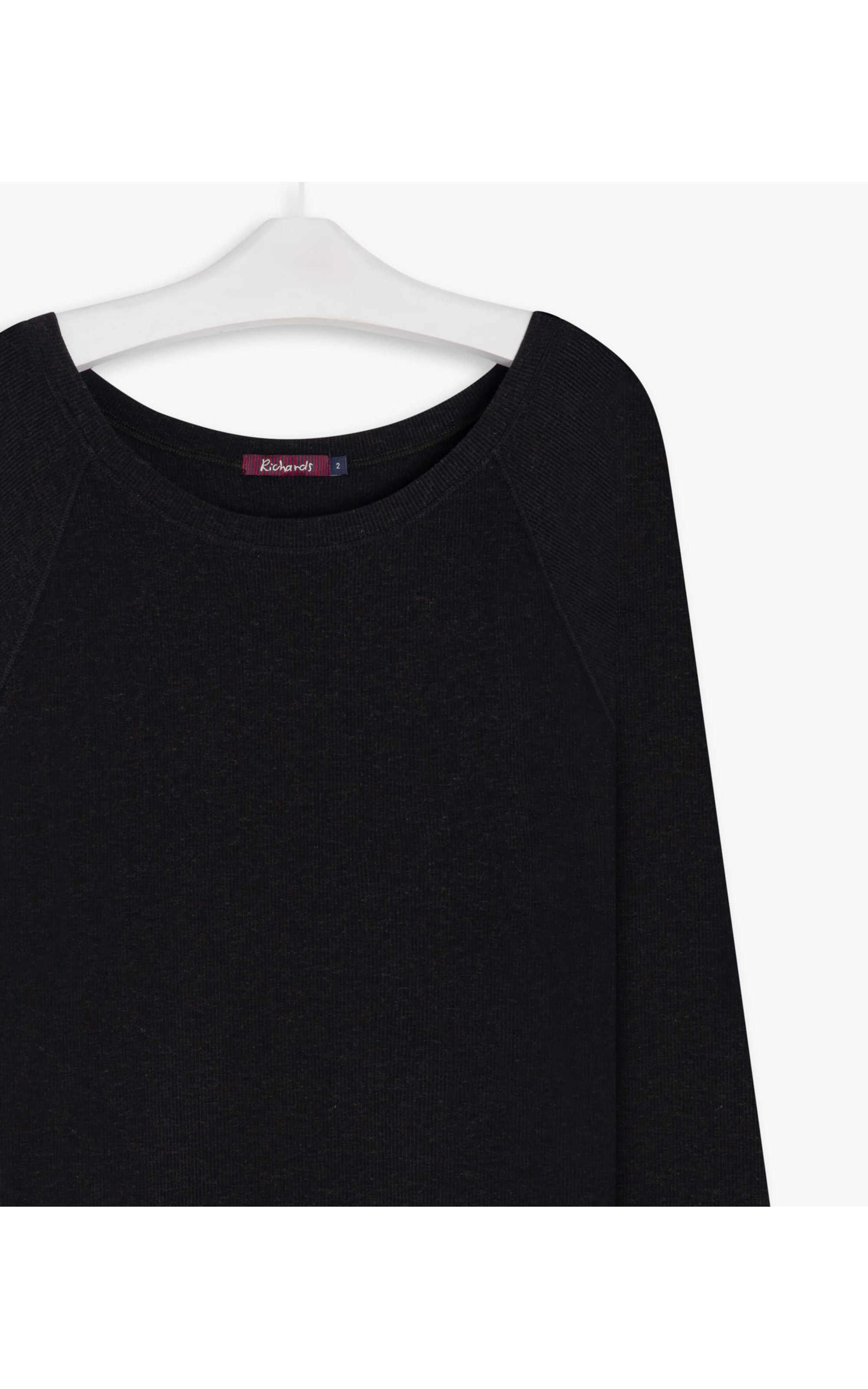 Blusa Emi Canelado Preto