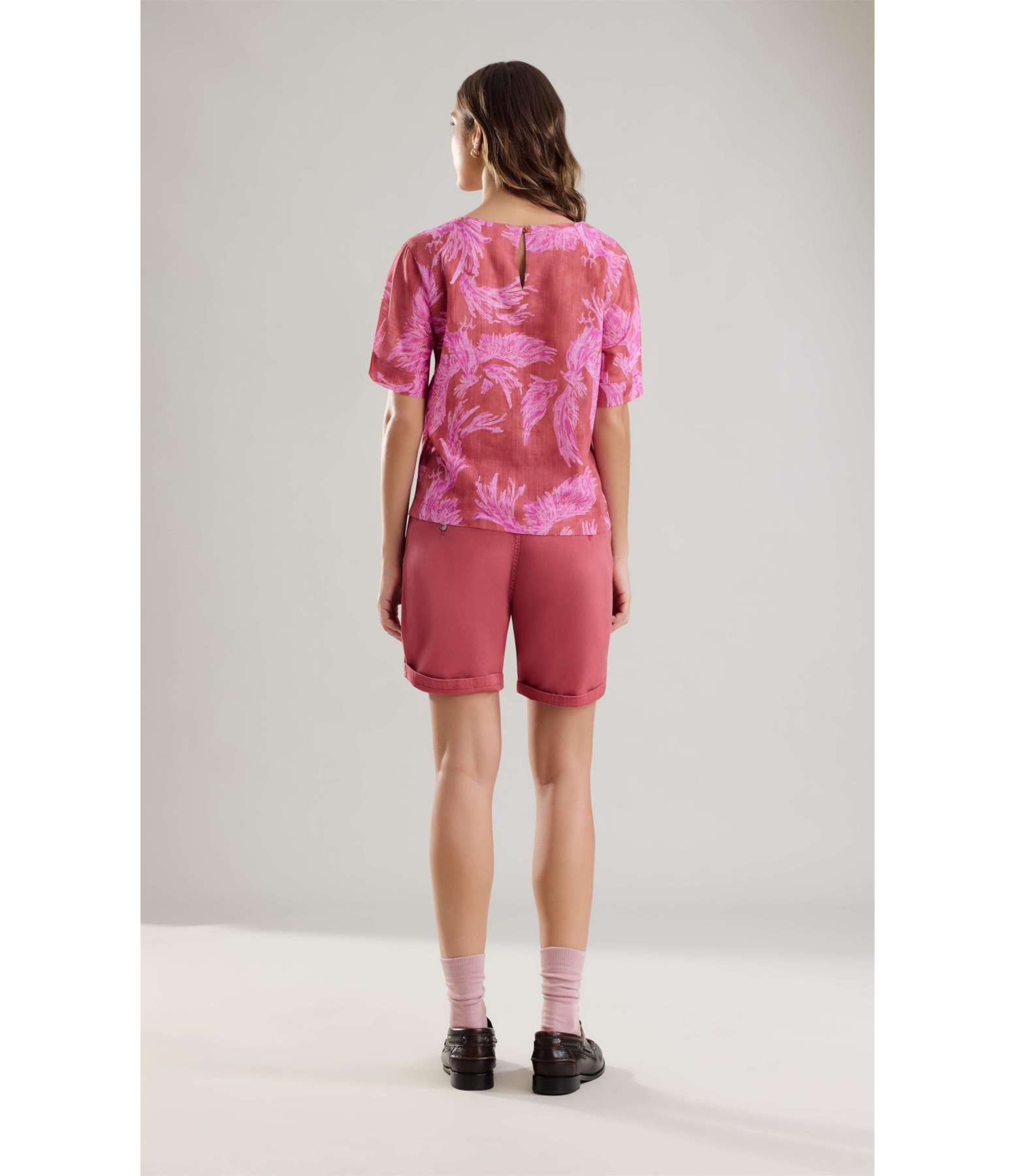 Blusa Emili Fenix Arabesc Algodao Pink