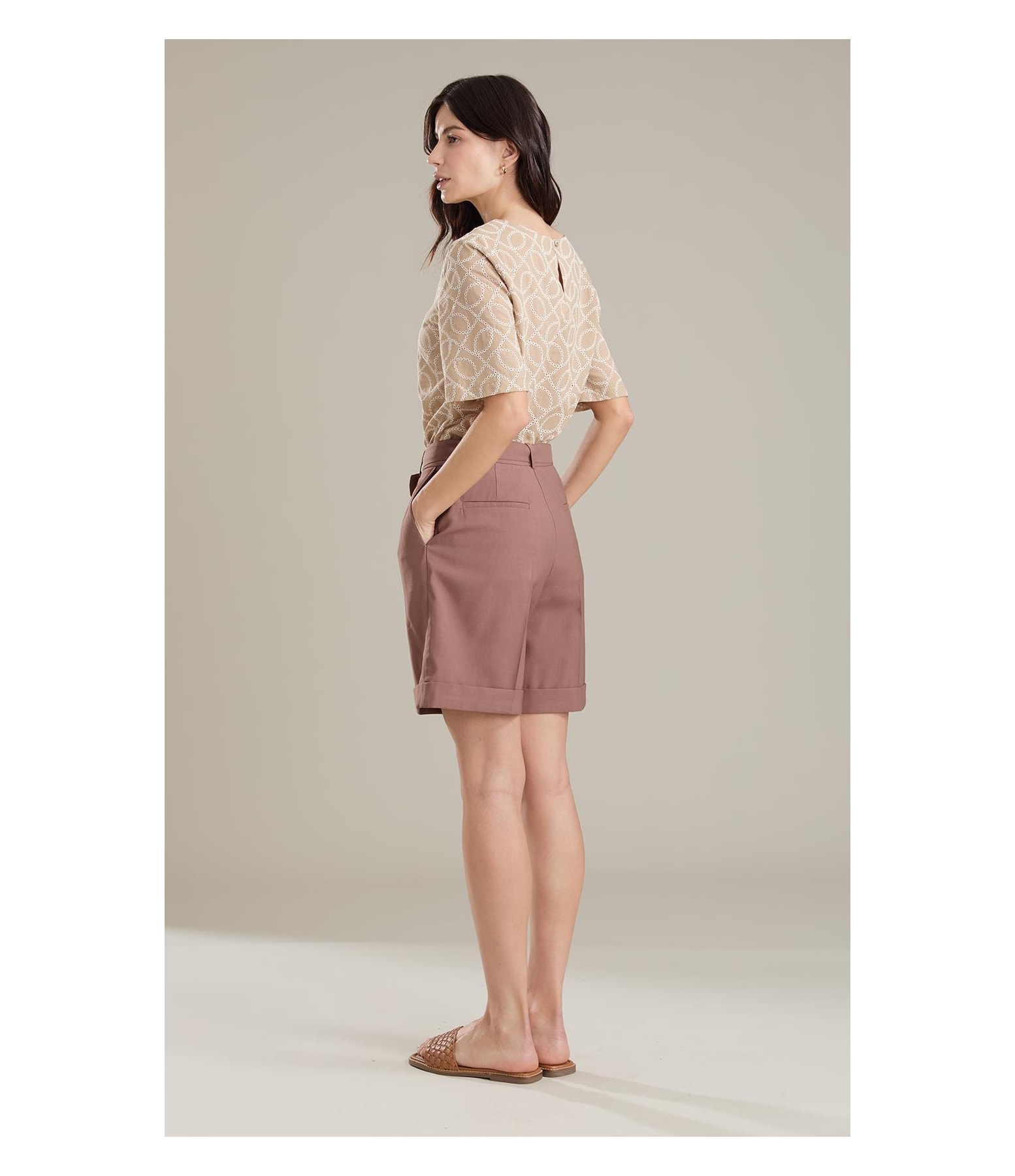 Blusa Emili Laise Caqui