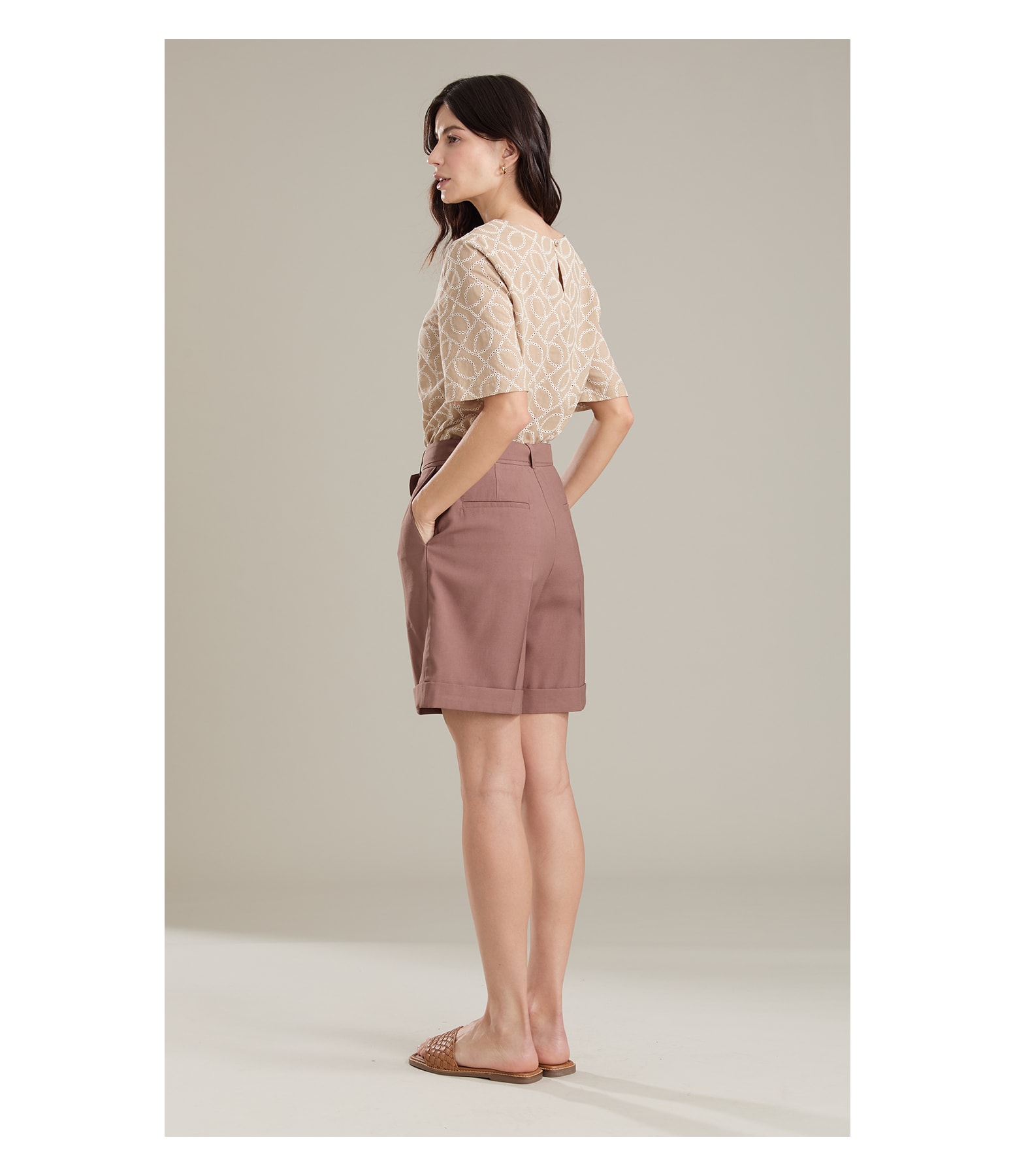 Blusa Emili Laise Caqui