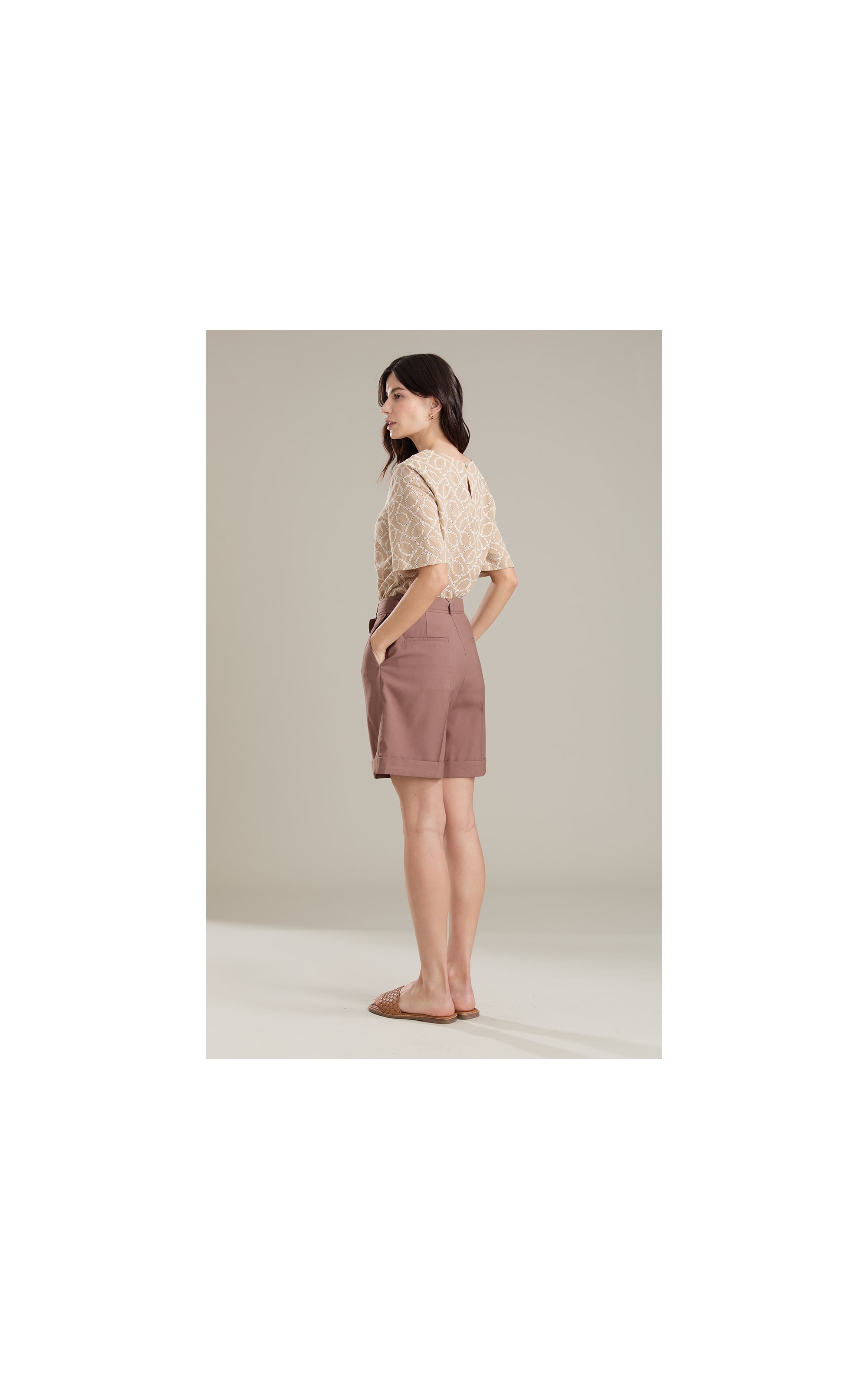 Blusa Emili Laise Caqui