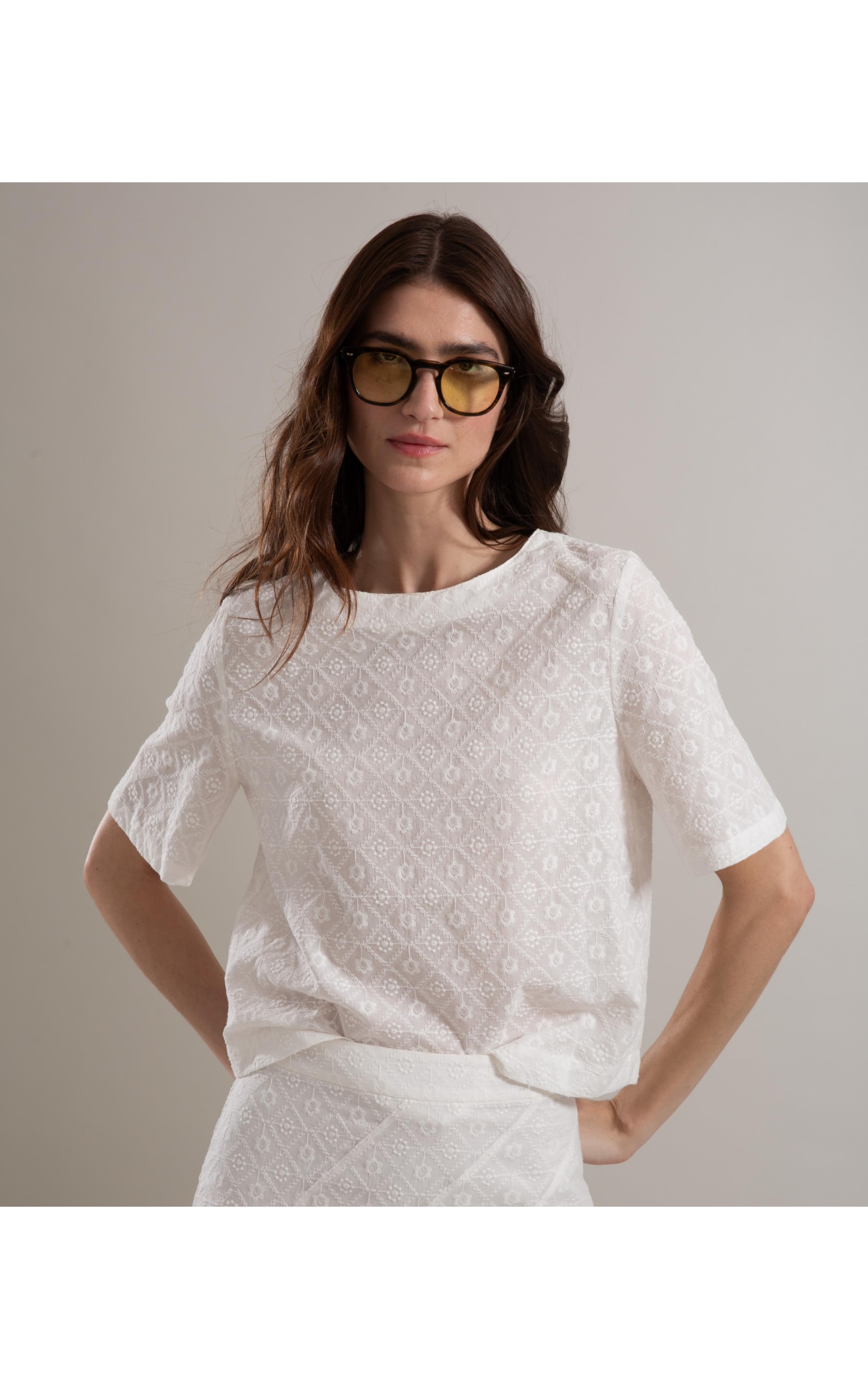 Blusa Emili Laise Off White
