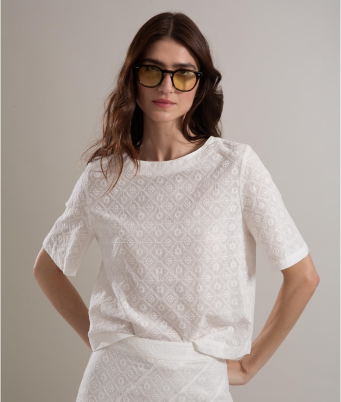 Blusa Emili Laise Off White