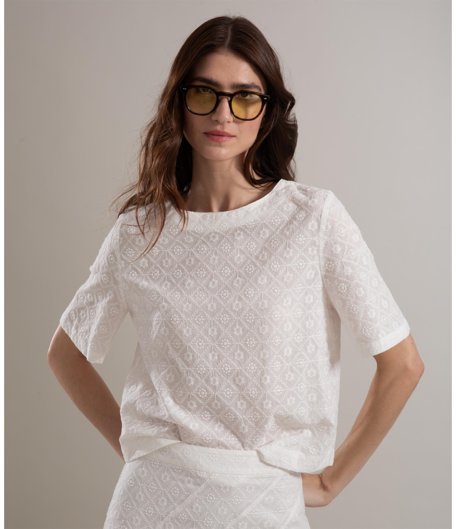 Blusa Emili Laise Off White