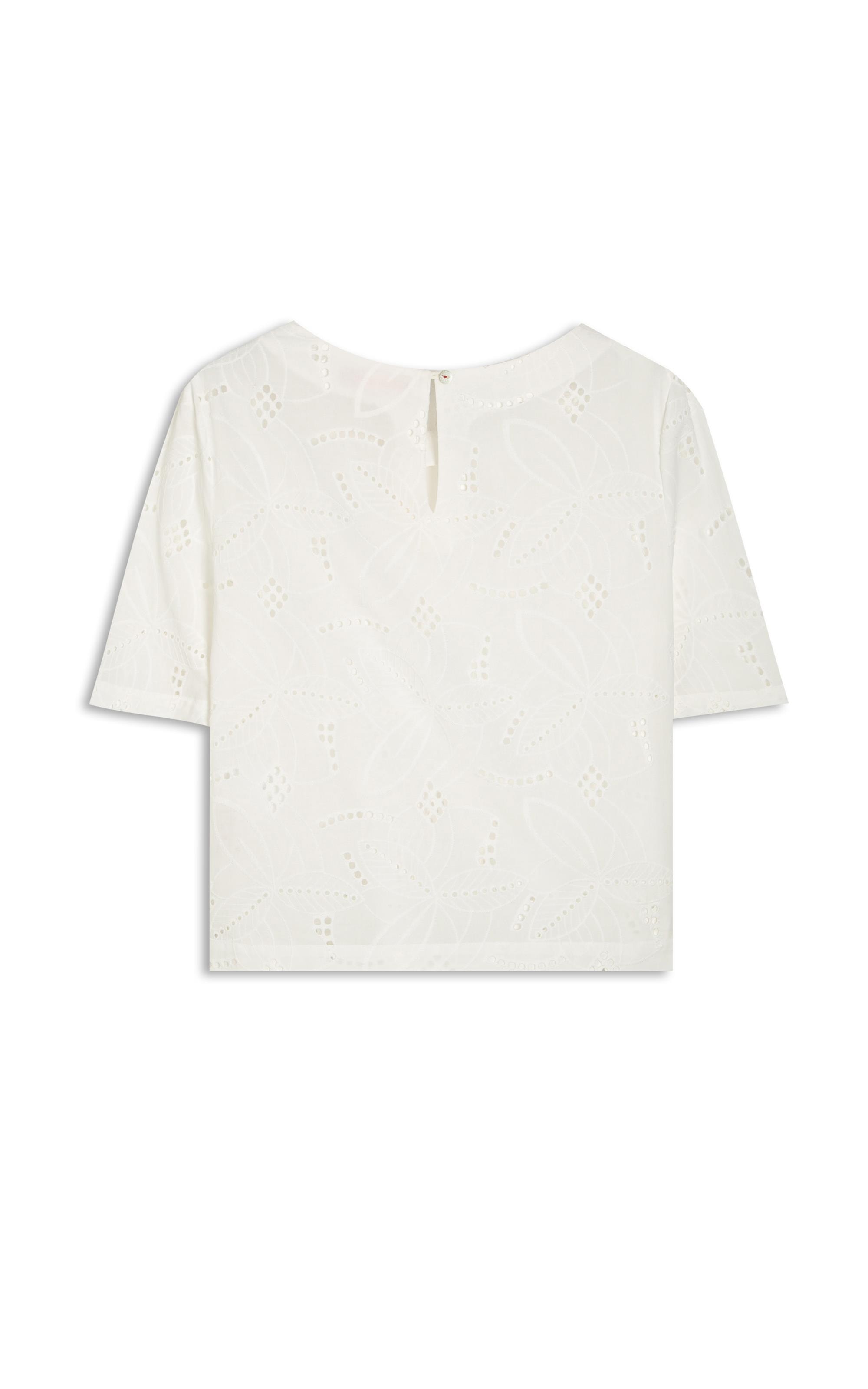 Blusa Emily Laise Algodao Off White