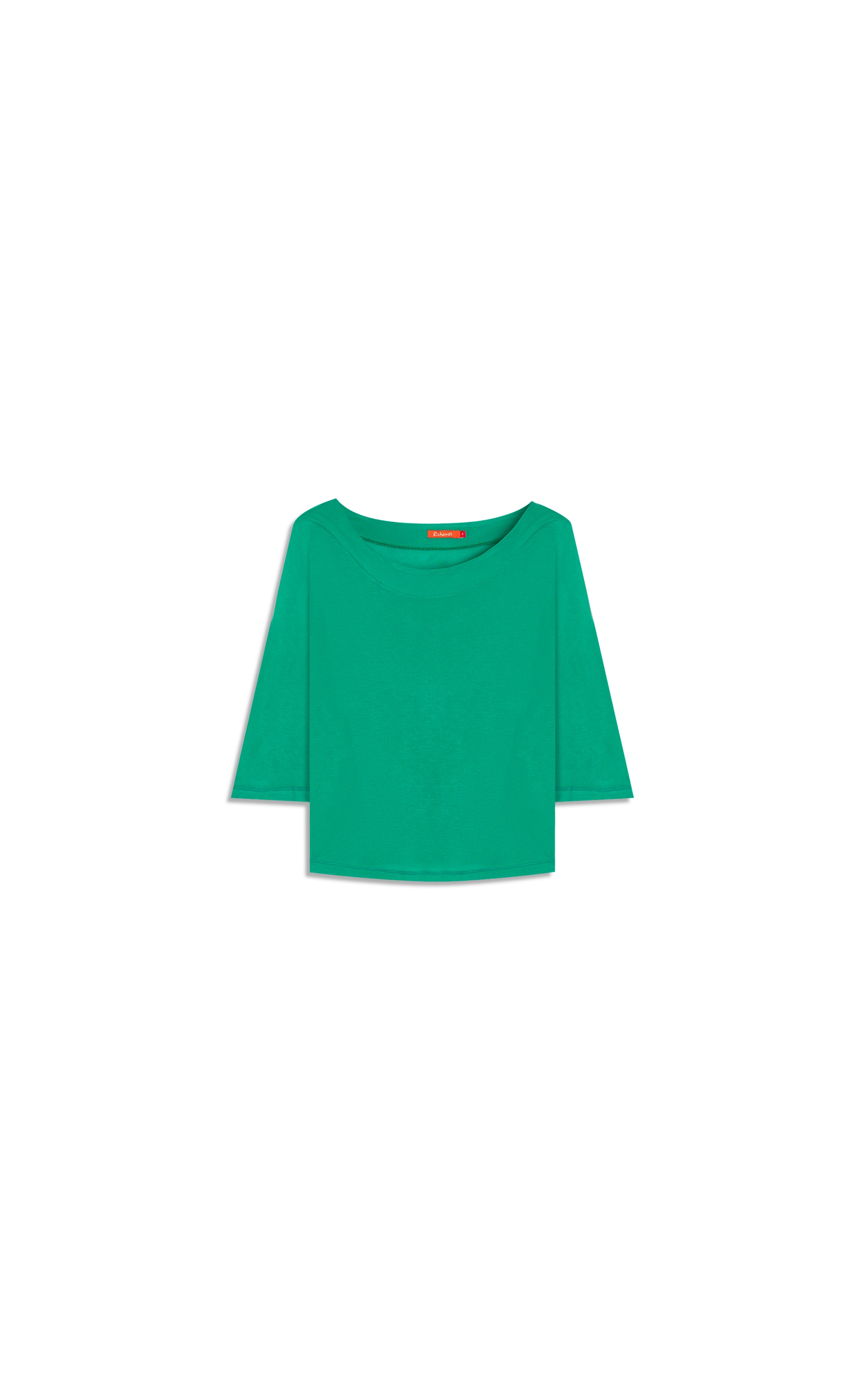 Blusa Enoha Liso Estoque Verde Jade