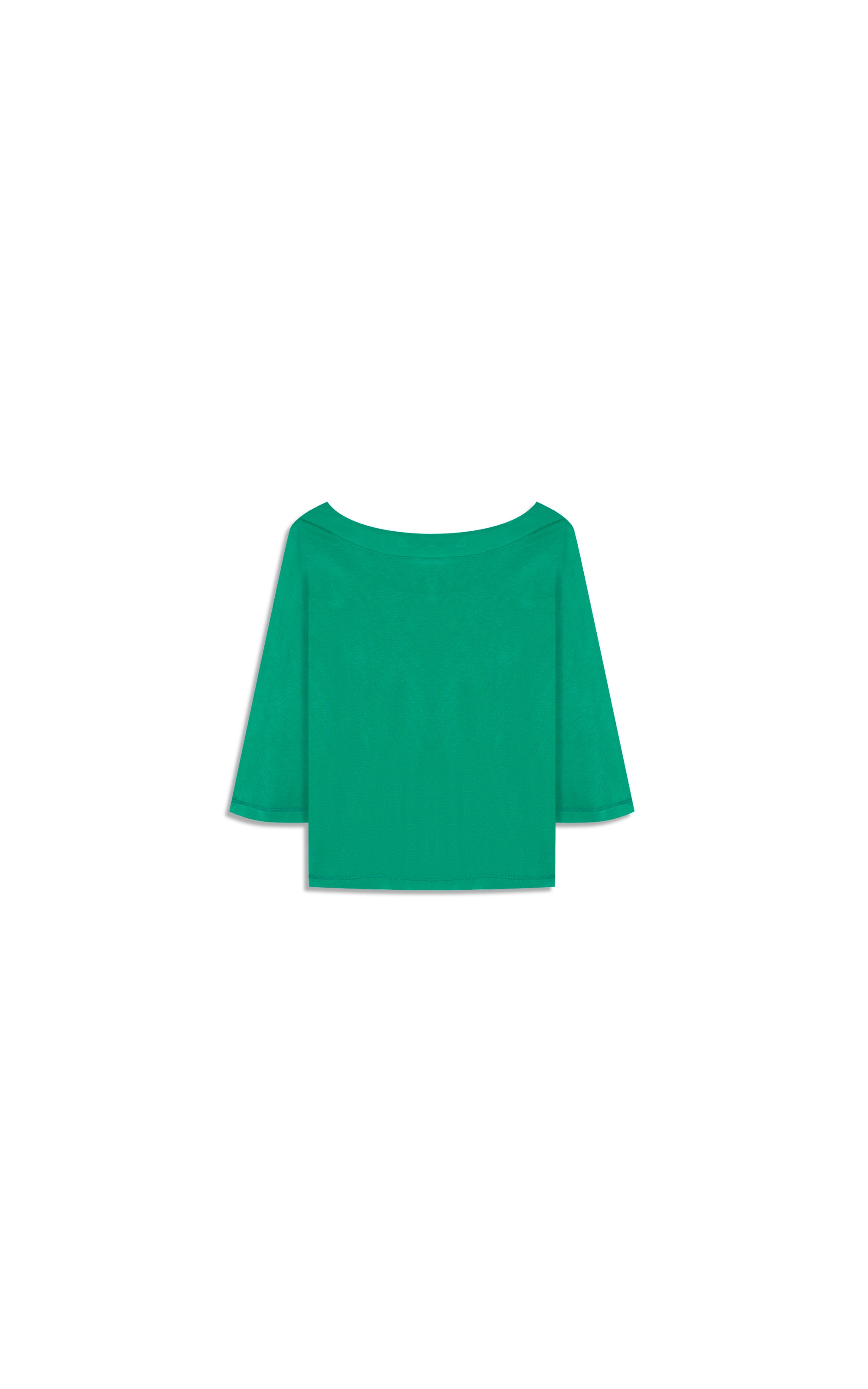 Blusa Enoha Liso Estoque Verde Jade
