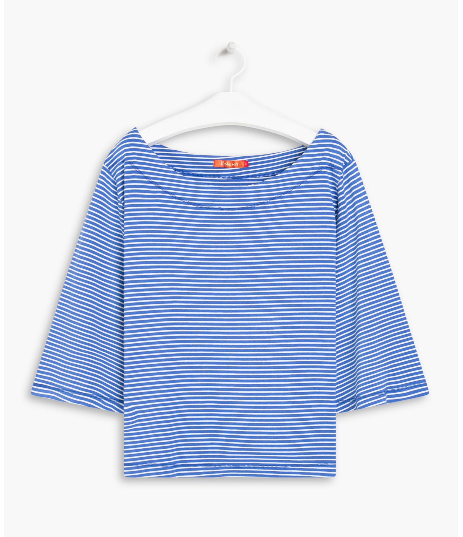 Blusa Enoha Listrada Azul Bic