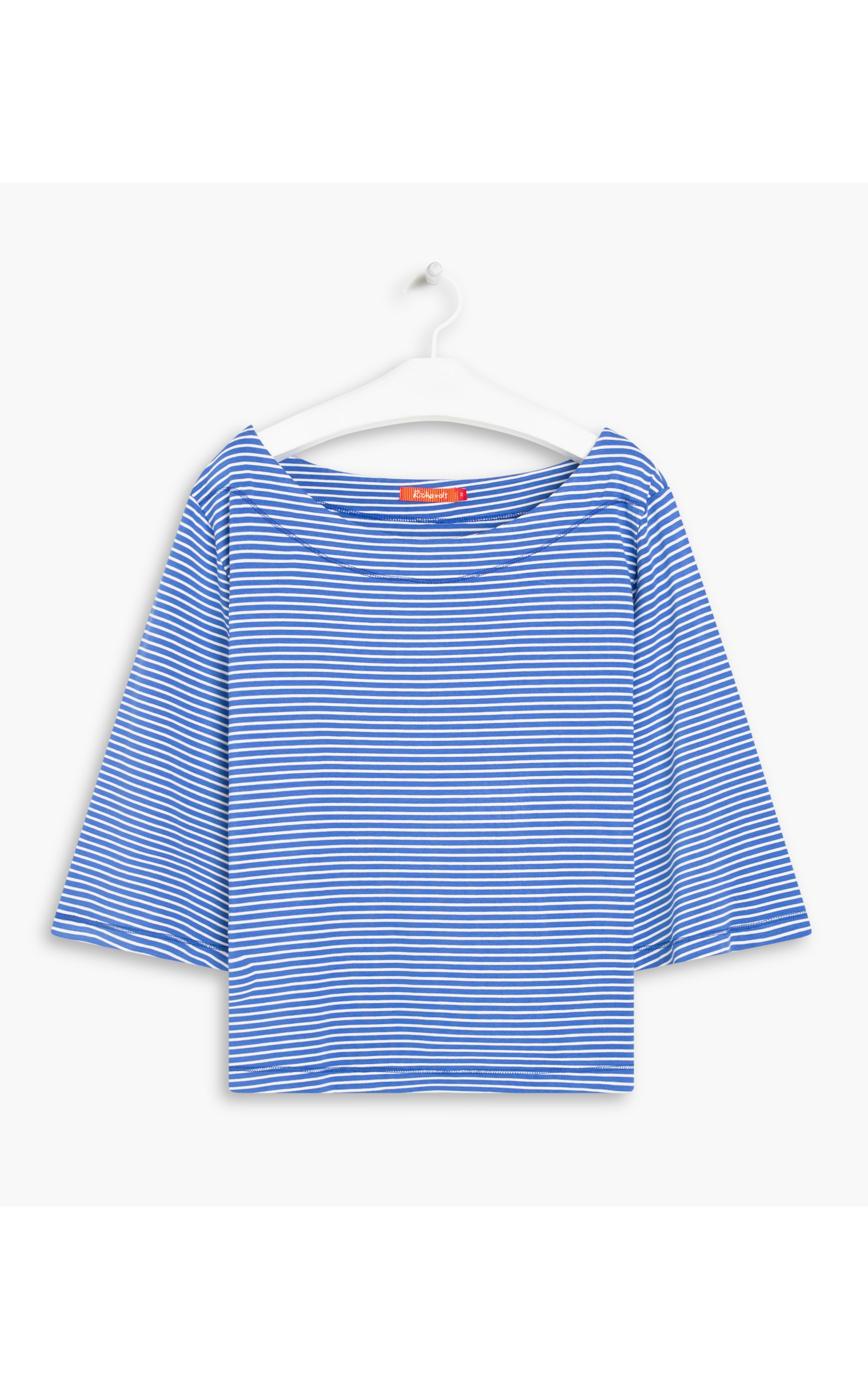 Blusa Enoha Listrada Azul Bic