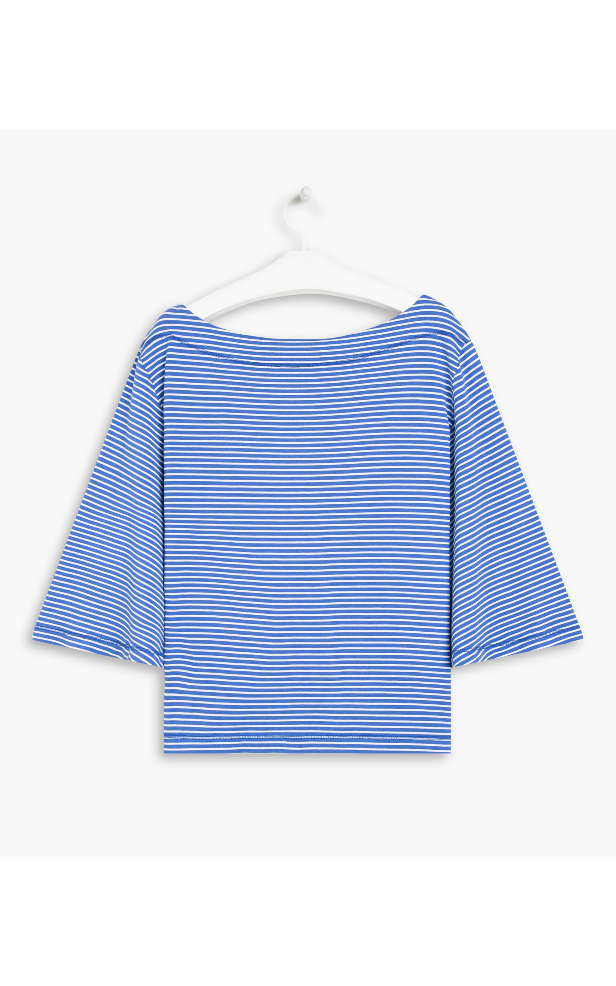 Blusa Enoha Listrada Azul Bic