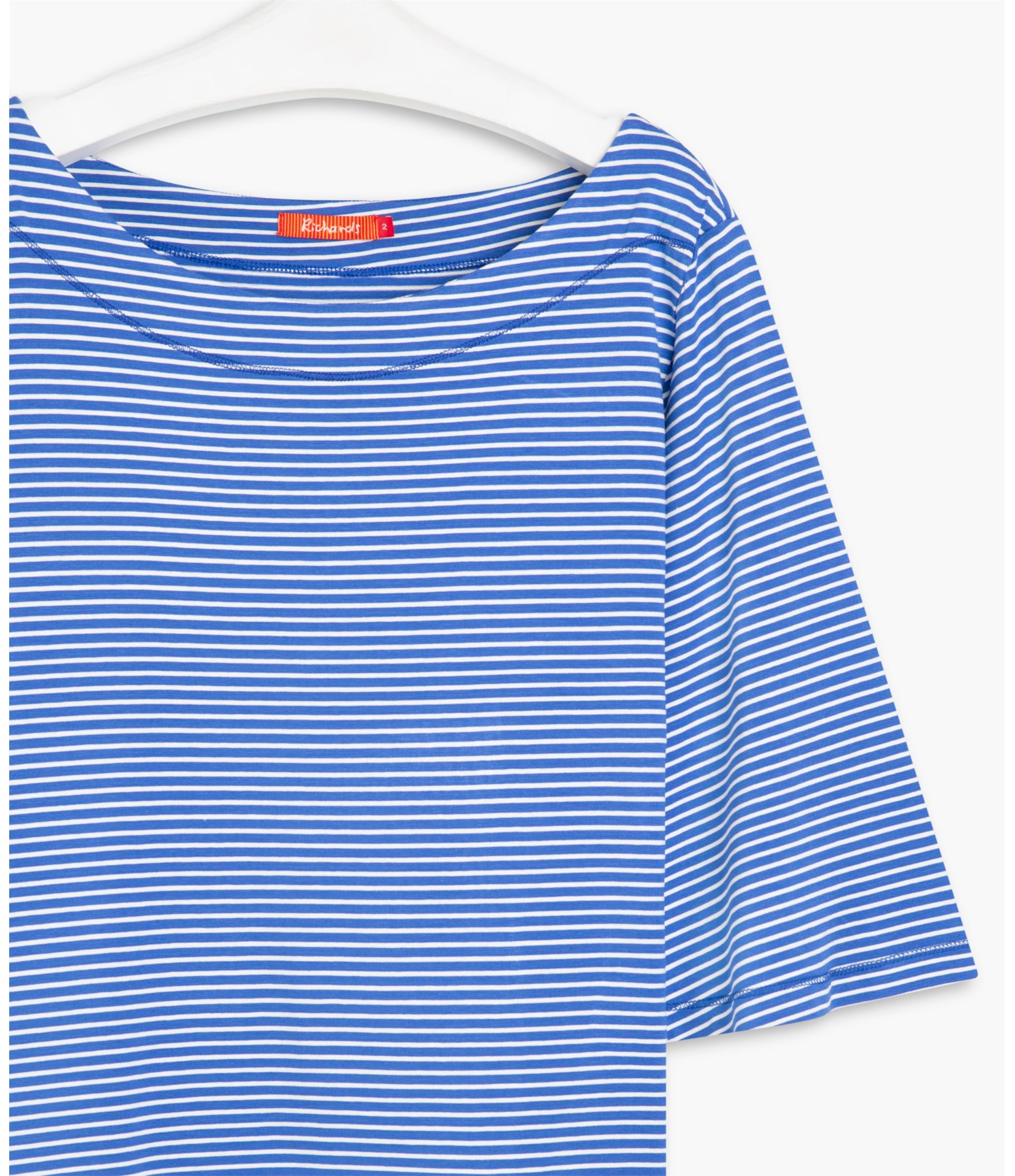 Blusa Enoha Listrada Azul Bic