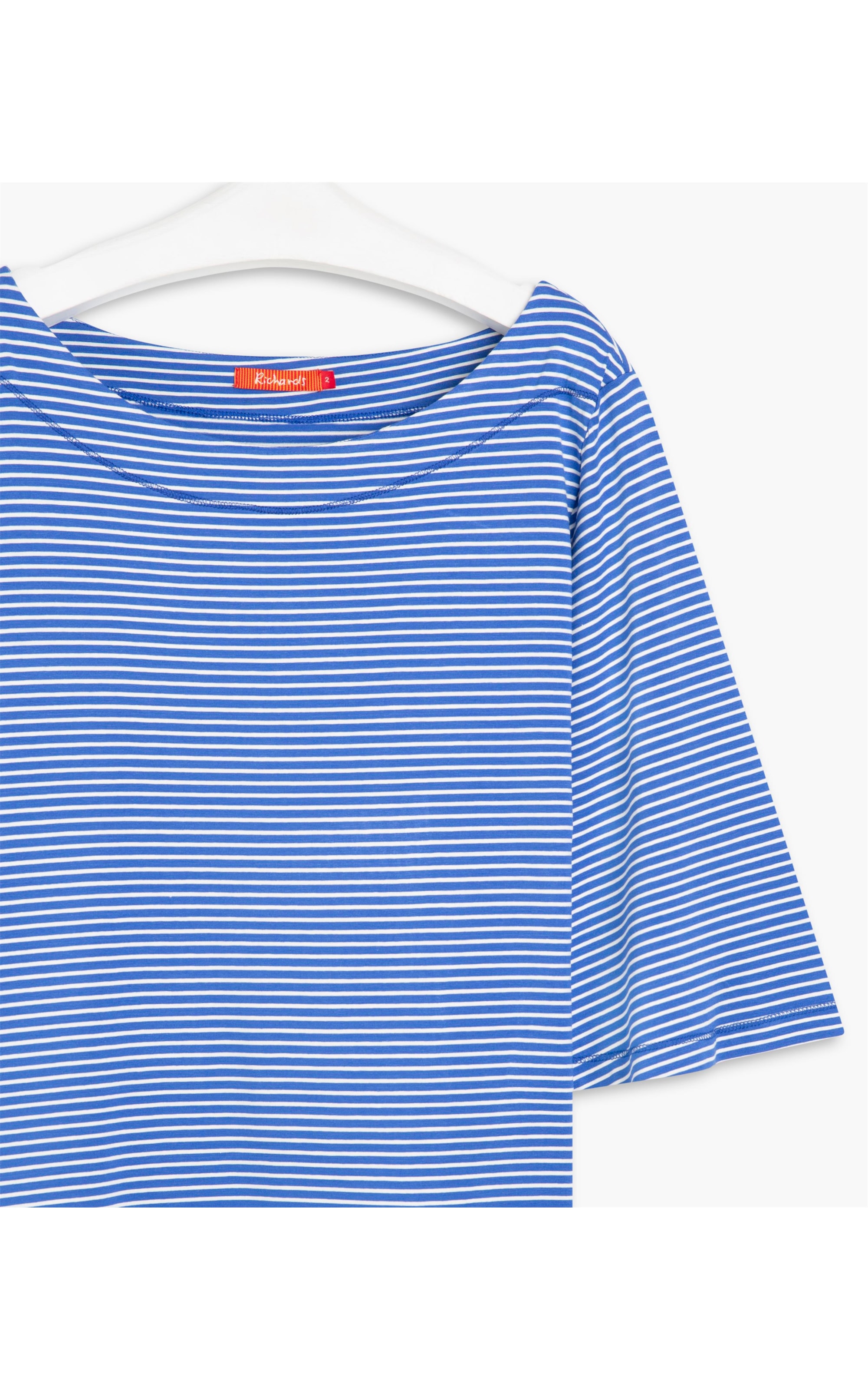 Blusa Enoha Listrada Azul Bic