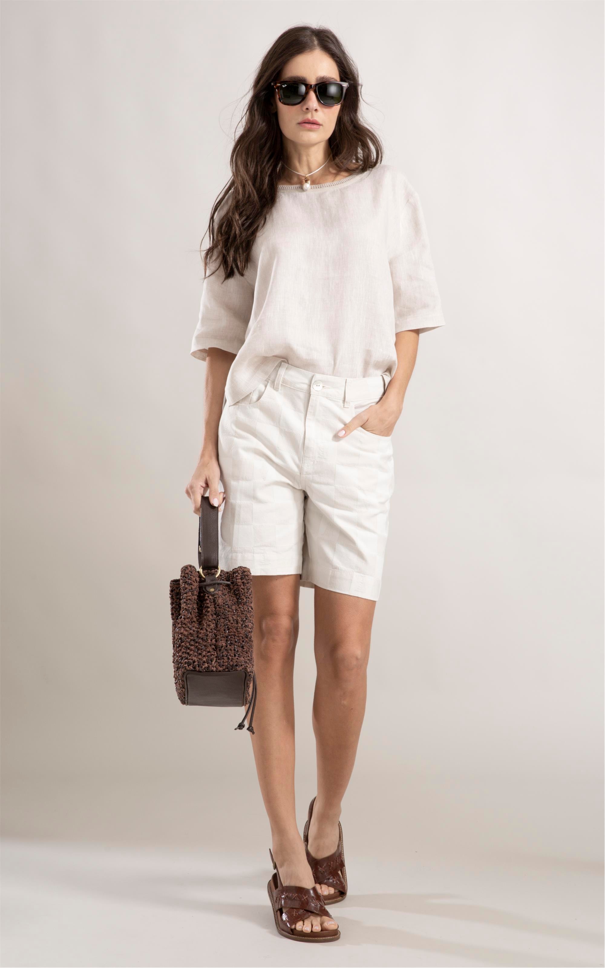Blusa Eve Puro Linho Natural