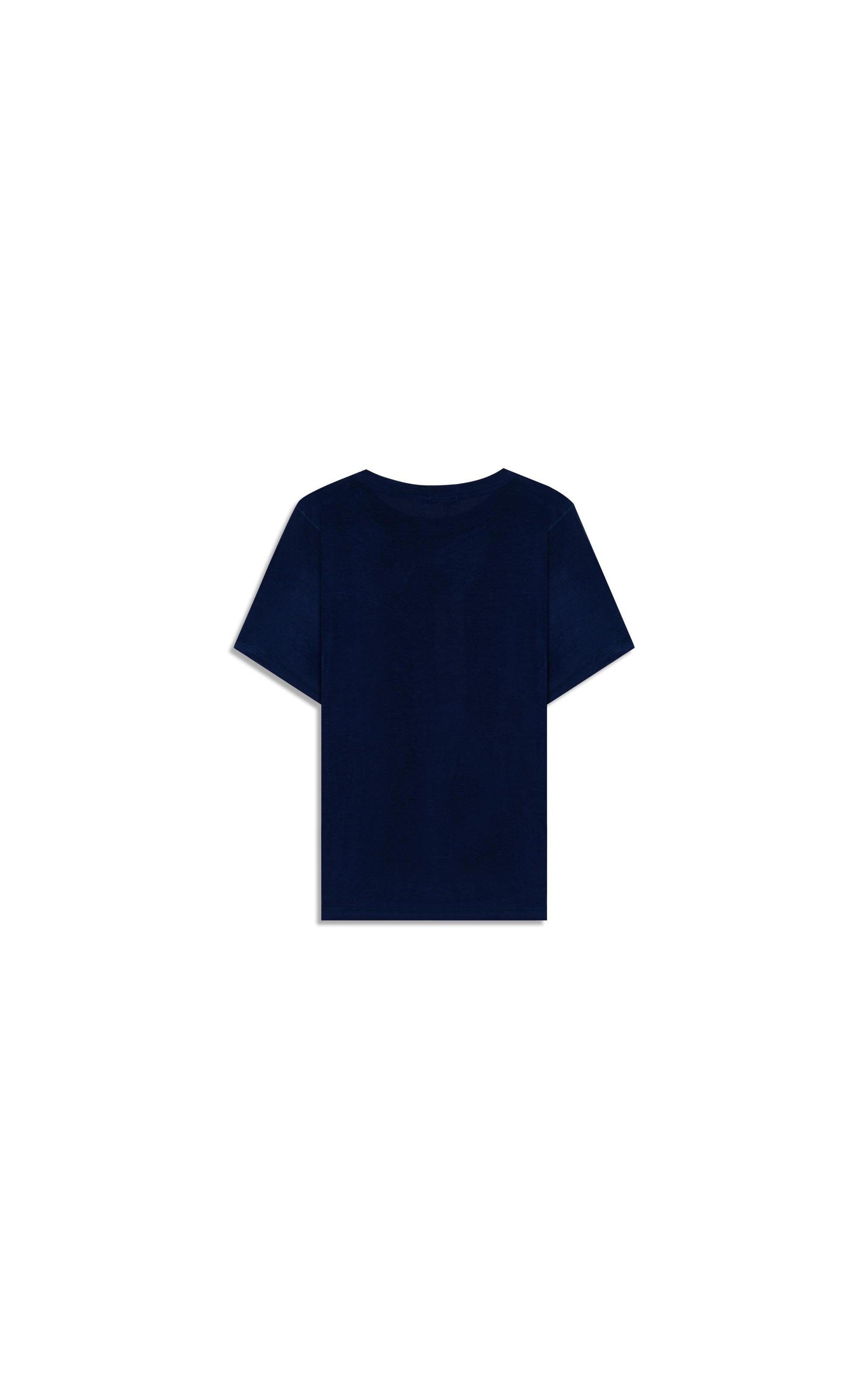 Blusa Fiora Delicate Mc  Dark Navy
