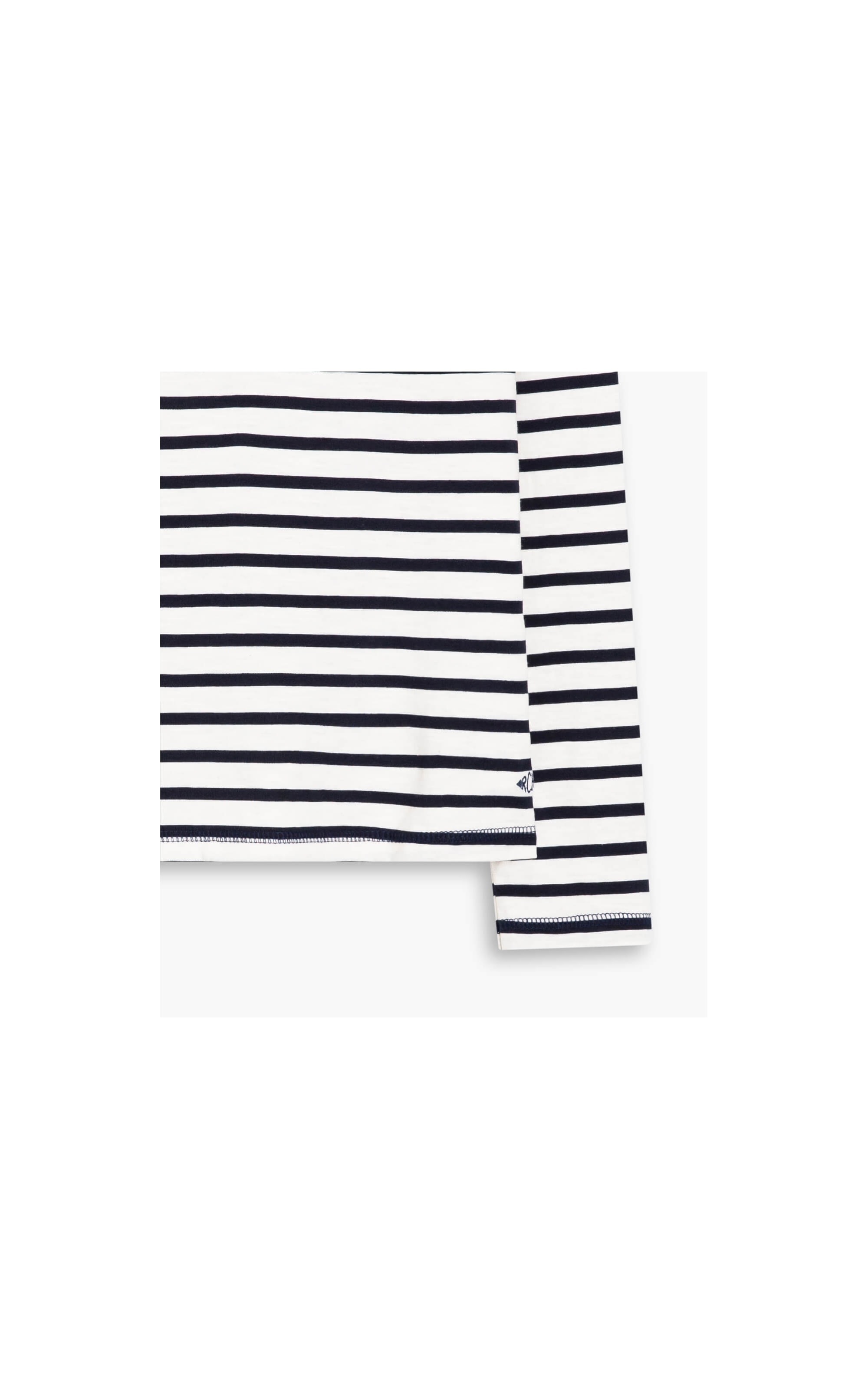 Blusa Fran Listrada Ml Dark Navy