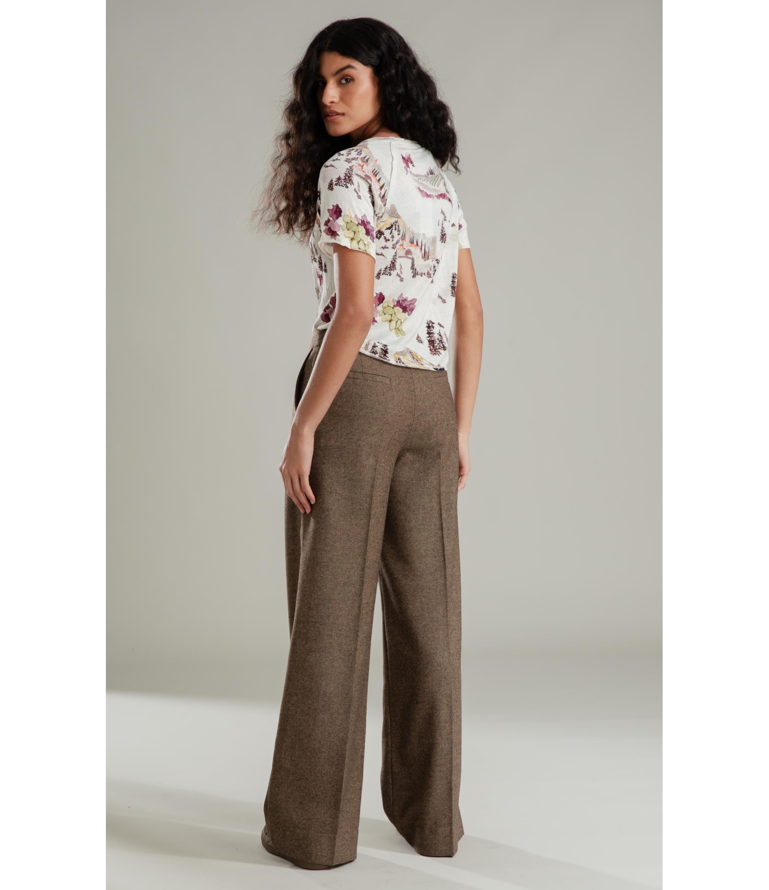 Blusa Freya Estampa Vineyard Lb Natural