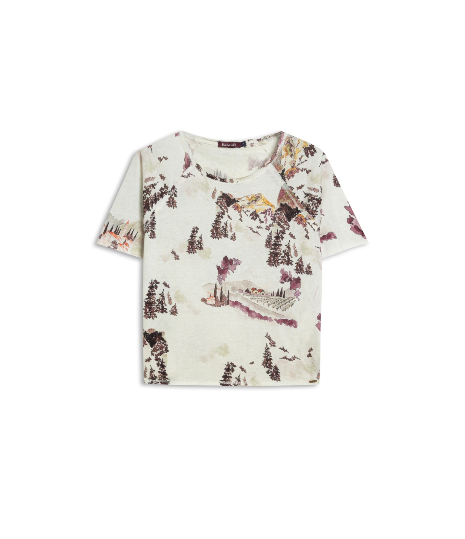 Blusa Freya Estampa Vineyard Lb Natural