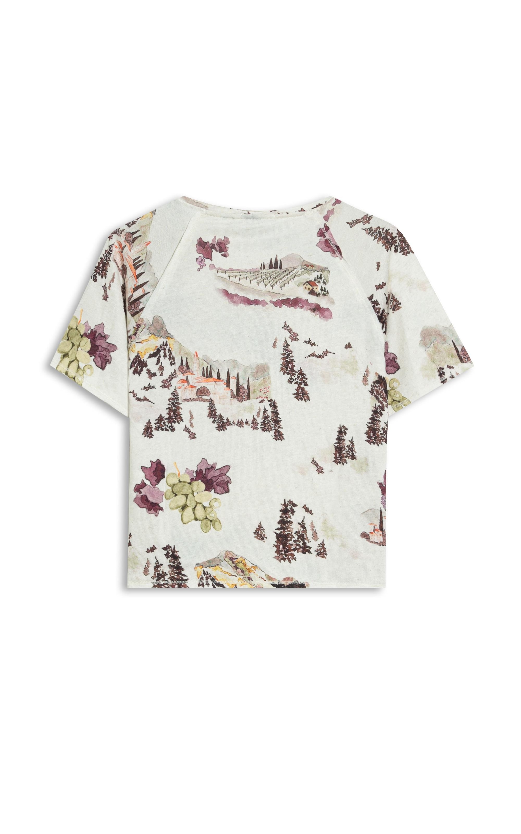 Blusa Freya Estampa Vineyard Lb Natural