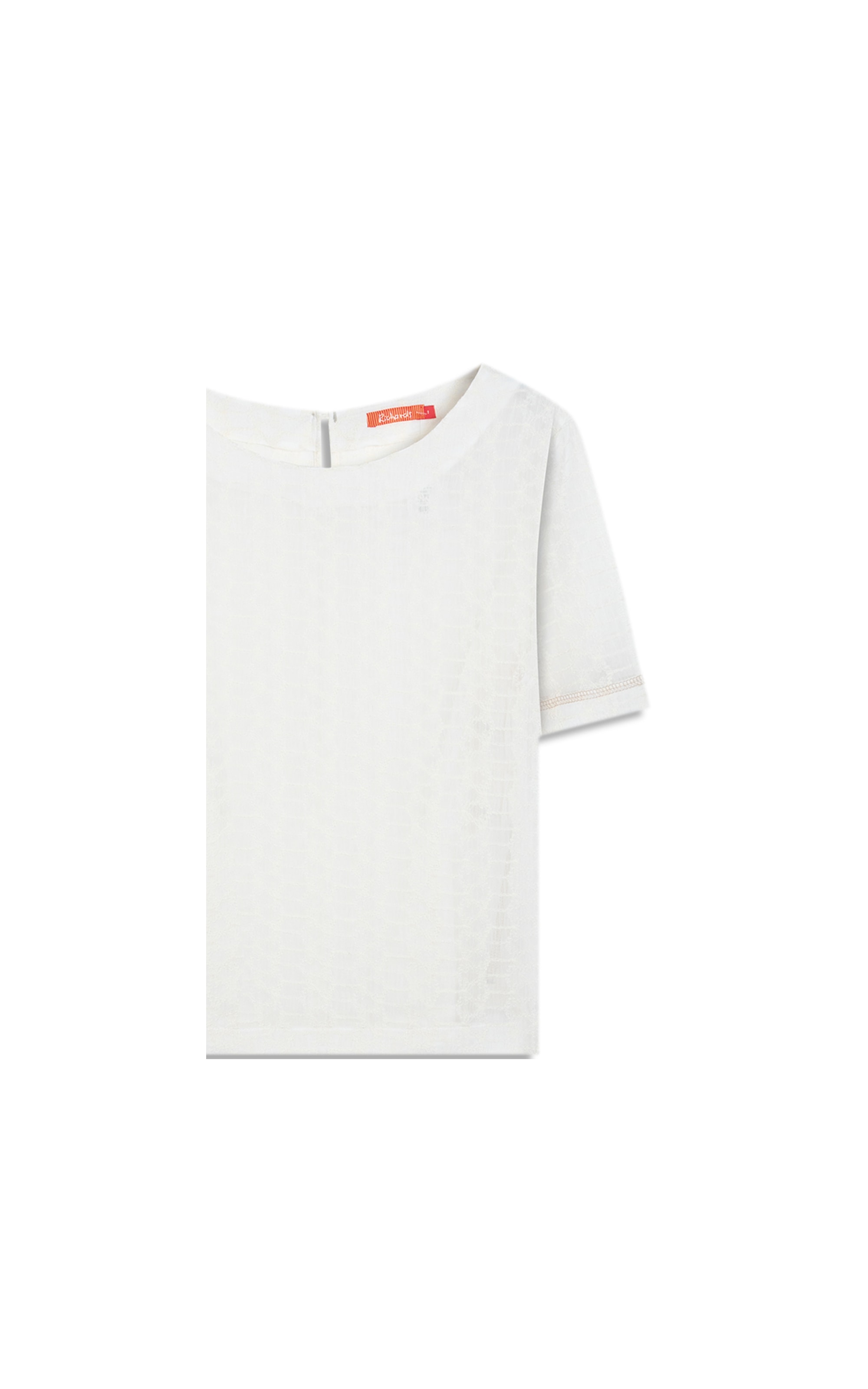 Blusa Gaia Bordado Izabella Off White