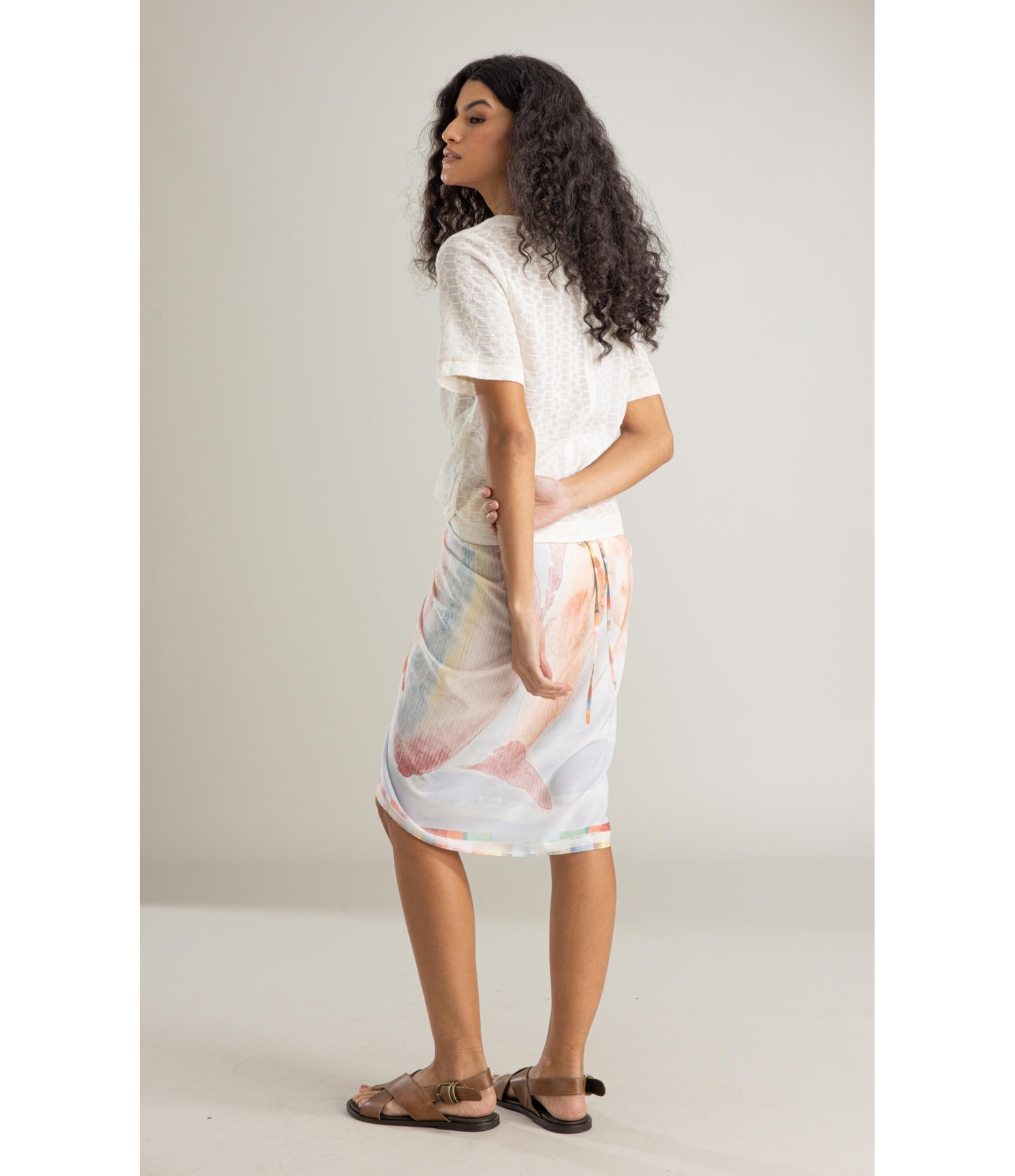 Blusa Gaia Bordado Izabella Off White