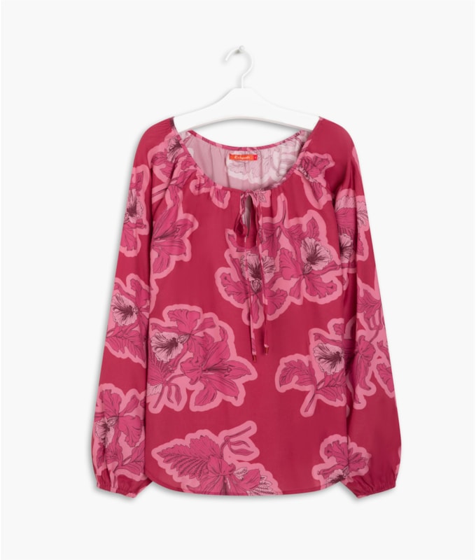 Blusa Georgia Orquidea Mono Viscose Pink