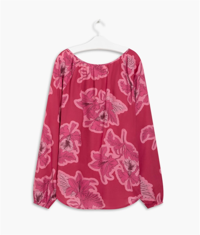 Blusa Georgia Orquidea Mono Viscose Pink