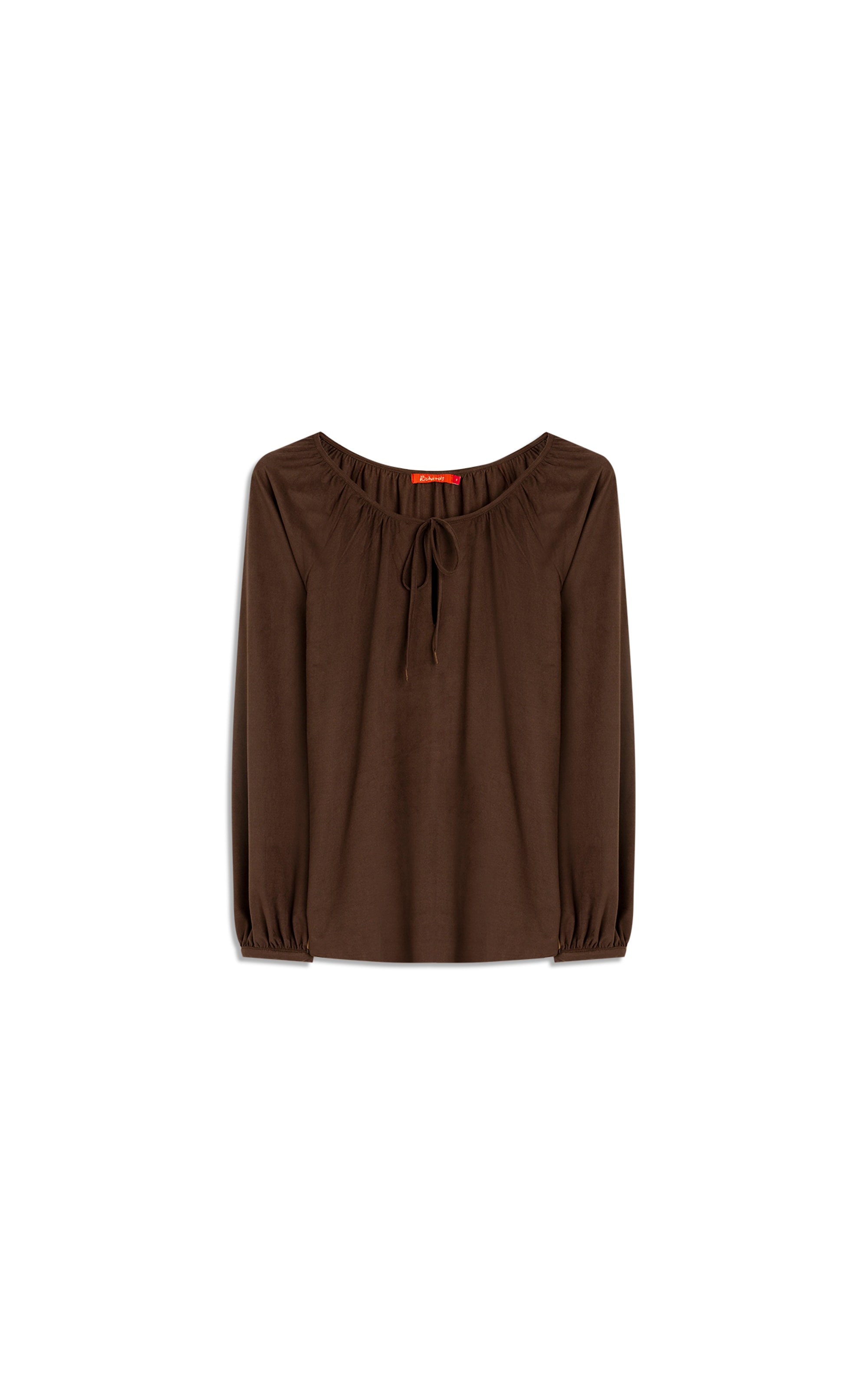 Blusa Georgia Suede Tabaco