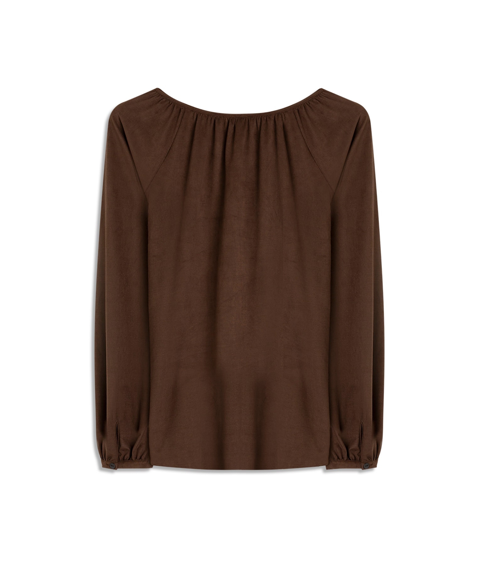 Blusa Georgia Suede Tabaco