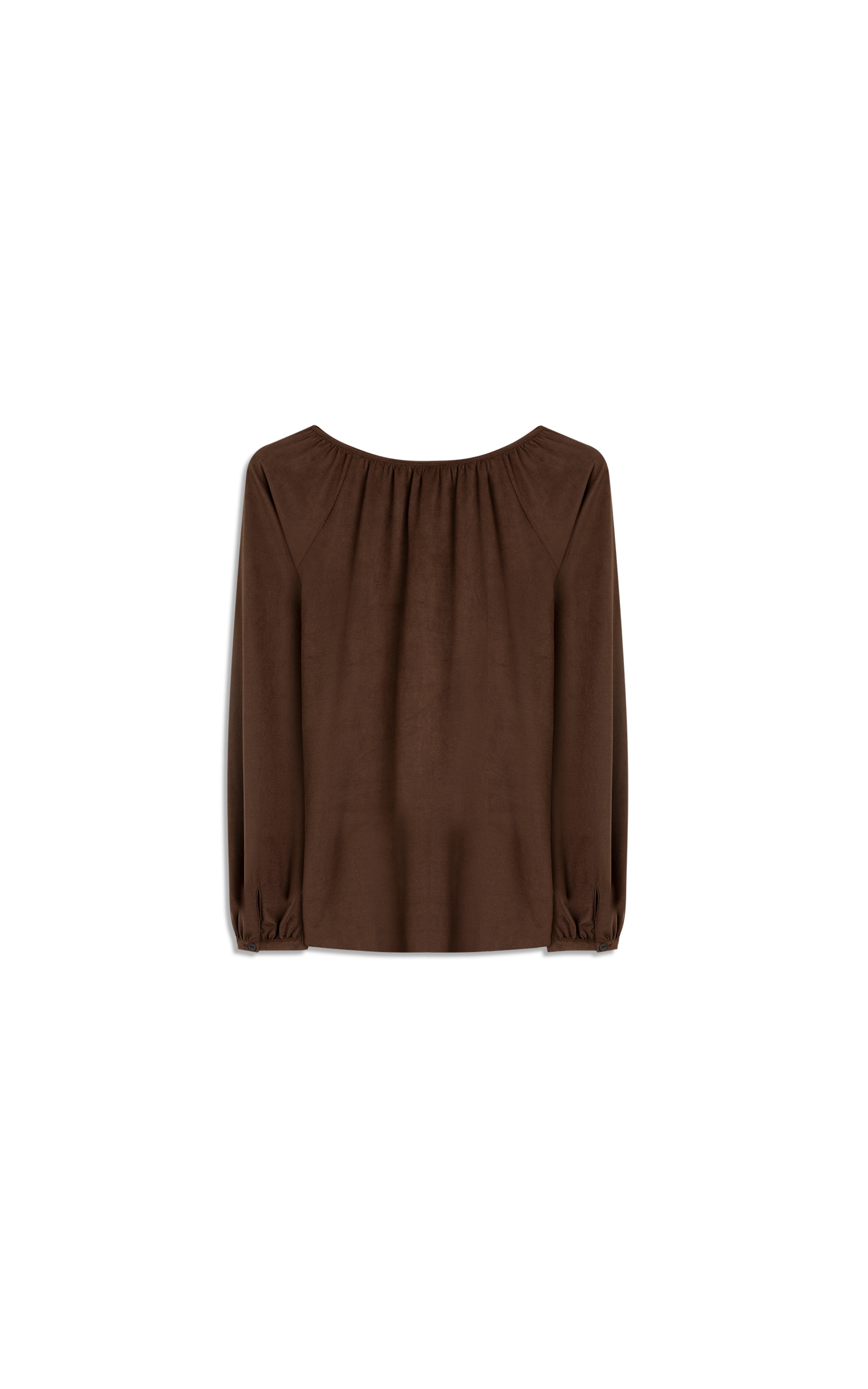 Blusa Georgia Suede Tabaco