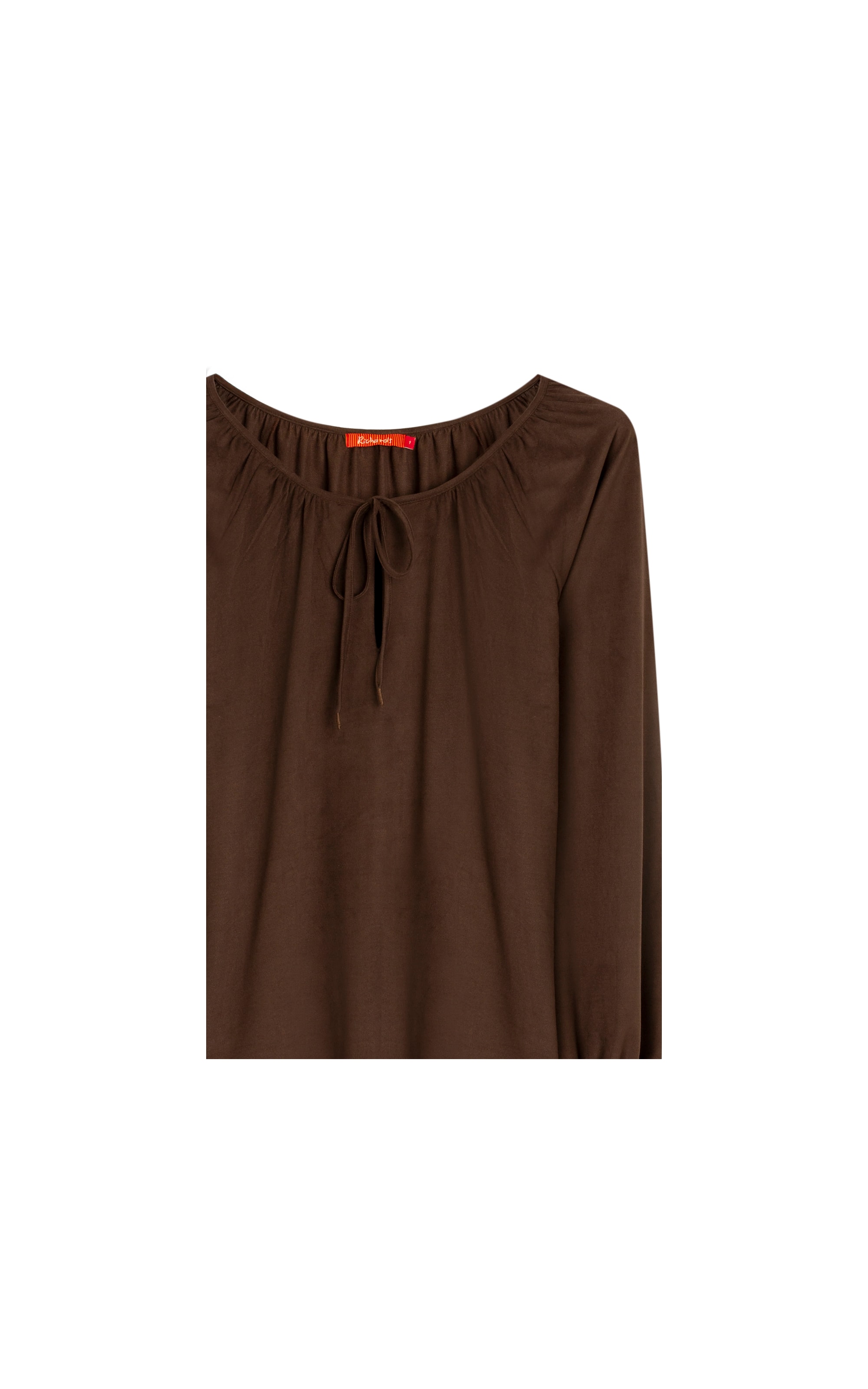 Blusa Georgia Suede Tabaco