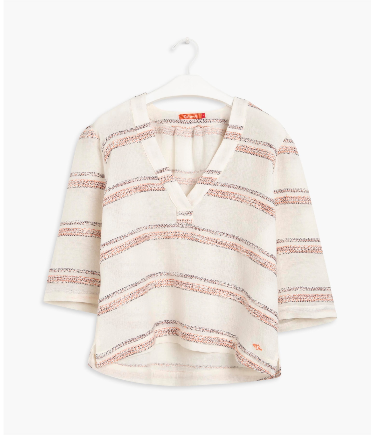 Blusa Gio Algodão Textura Off White