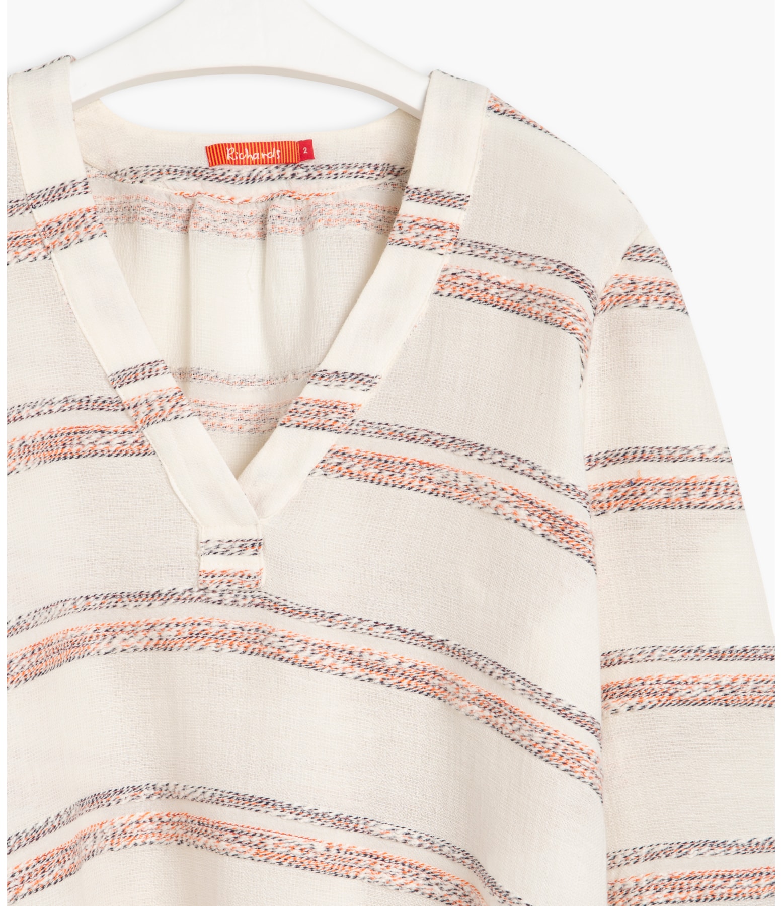 Blusa Gio Algodão Textura Off White